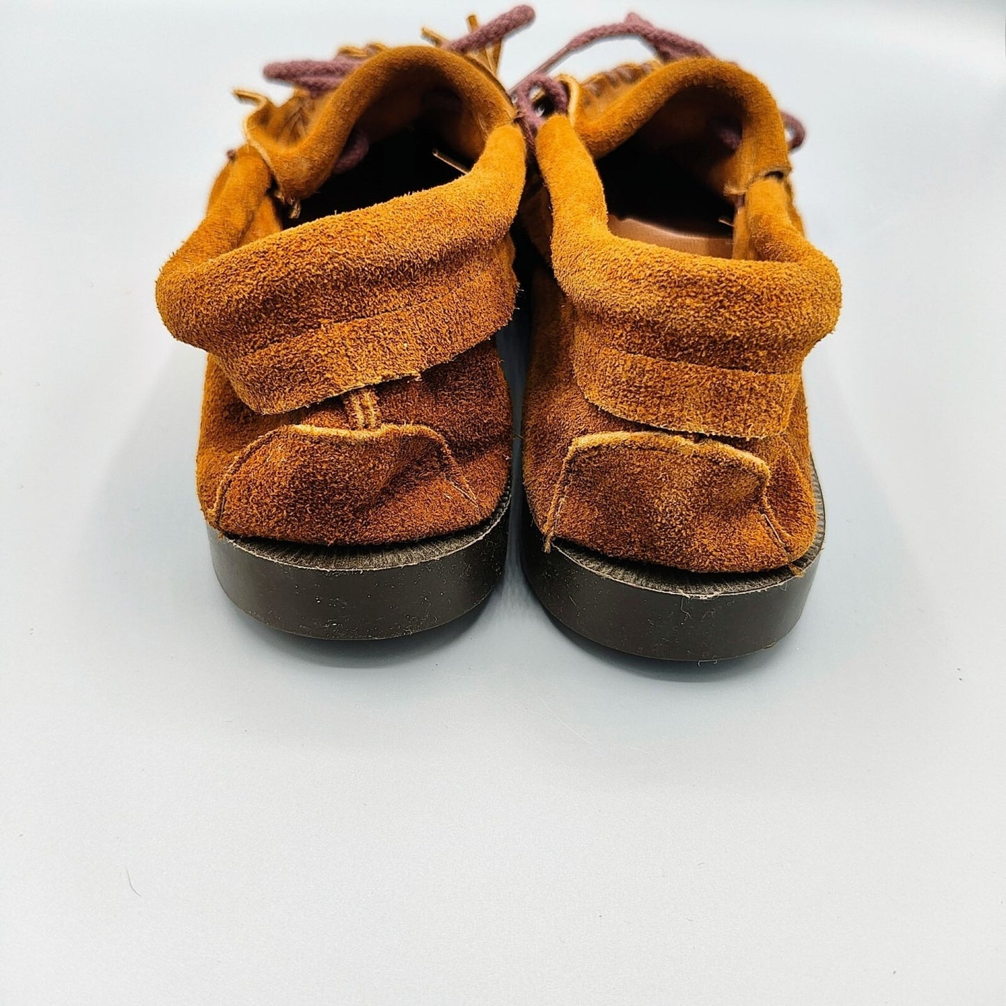 Minnetonka Moccasin Thunderbird Women's Brown Suede Loafers (US 5) *No insoles