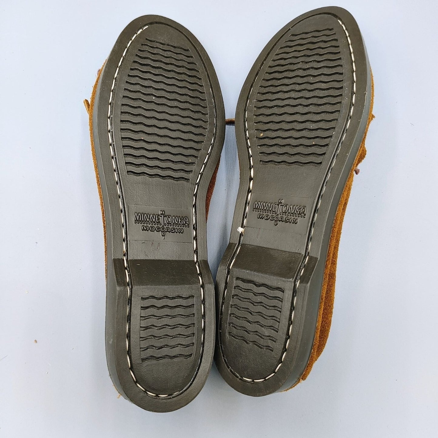 Minnetonka Moccasin Thunderbird Women's Brown Suede Loafers (US 5) *No insoles