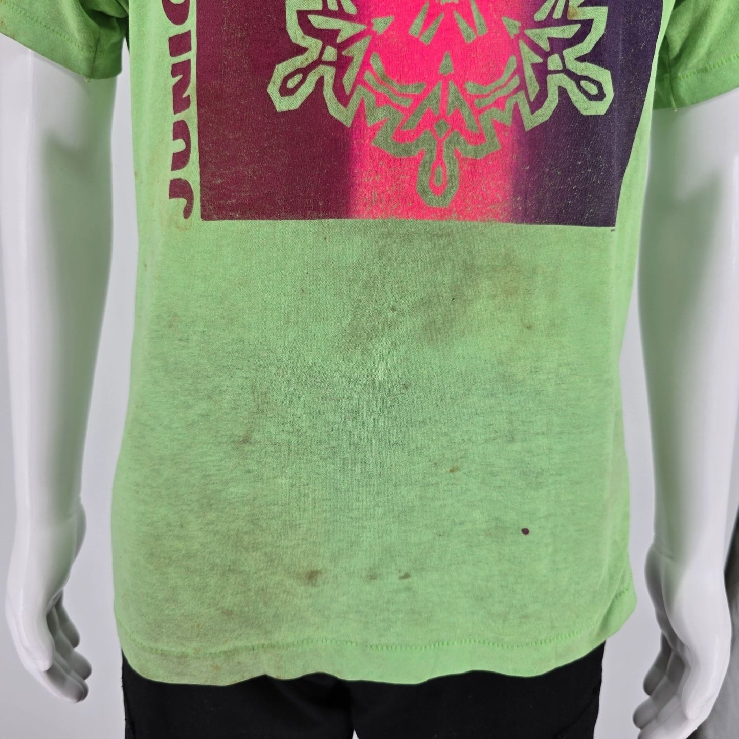 Distressed Vintage 1980s "Juniors Are Winners" U.S.T.A Tennis T-Shirt (L)