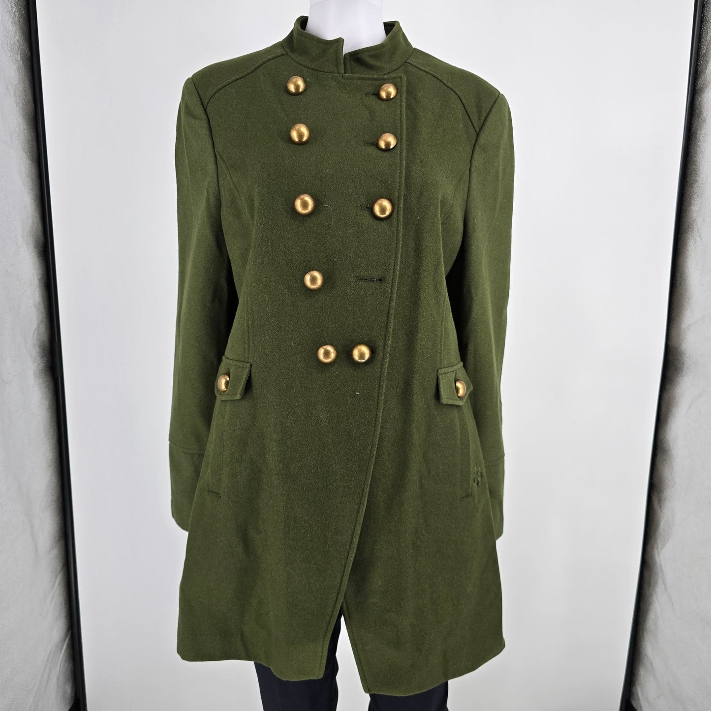 2010s Deréon Beyonce G-III Apparel Double-Breasted Wool-Blend Coat (Juniors XL)