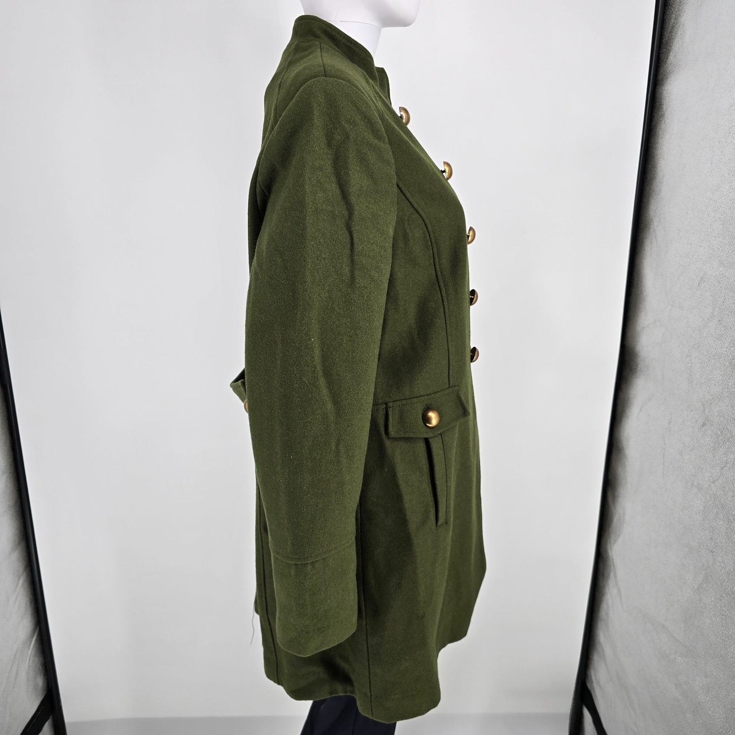 2010s Deréon Beyonce G-III Apparel Double-Breasted Wool-Blend Coat (Juniors XL)