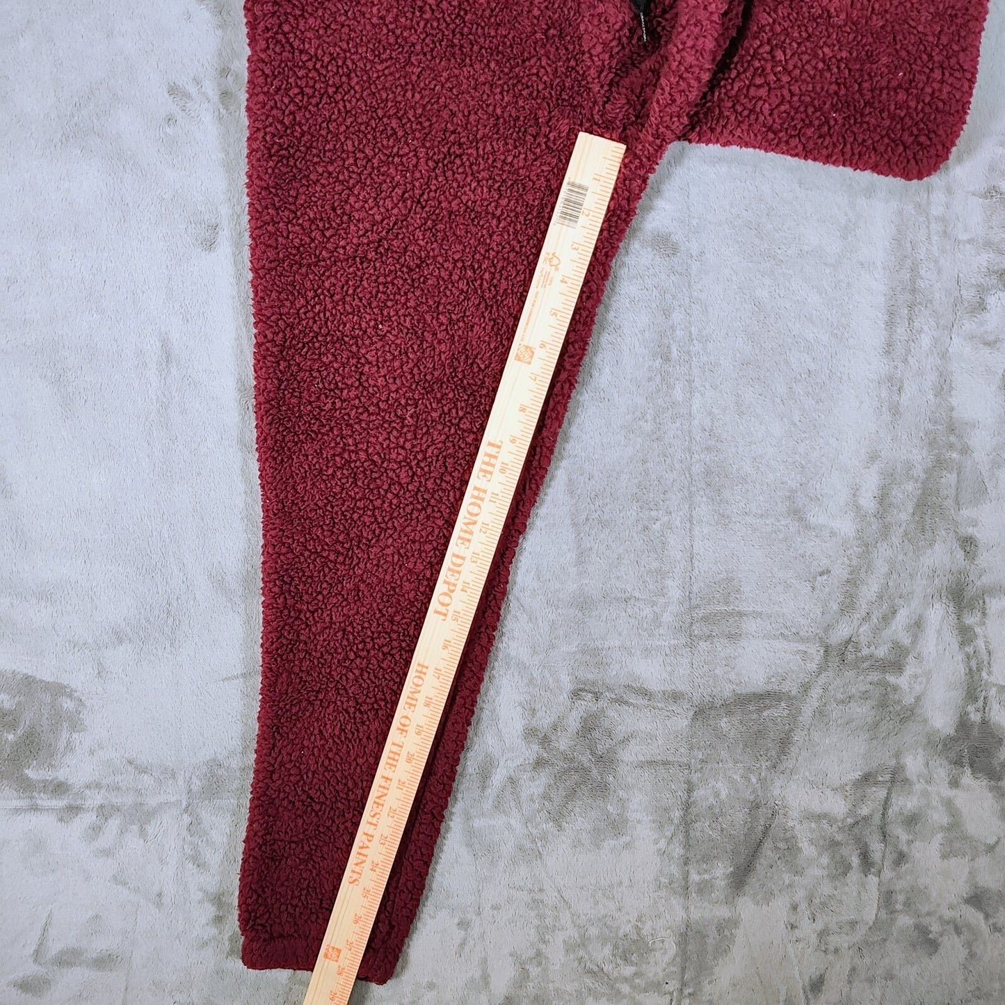 Original Penguin by Munsingwear Red Sherpa Fleece Mens Pajama Pants (Size Small)