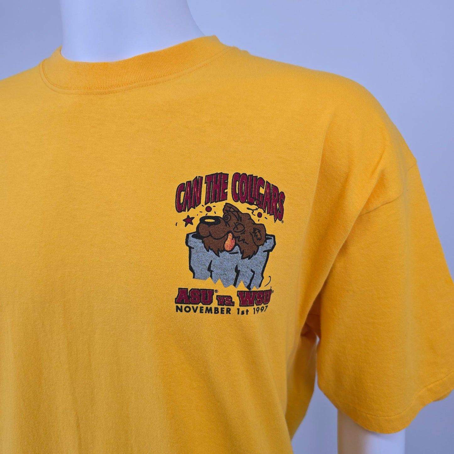 Vintage 1997 Washington State vs. Arizona State College Football T-Shirt (XL)