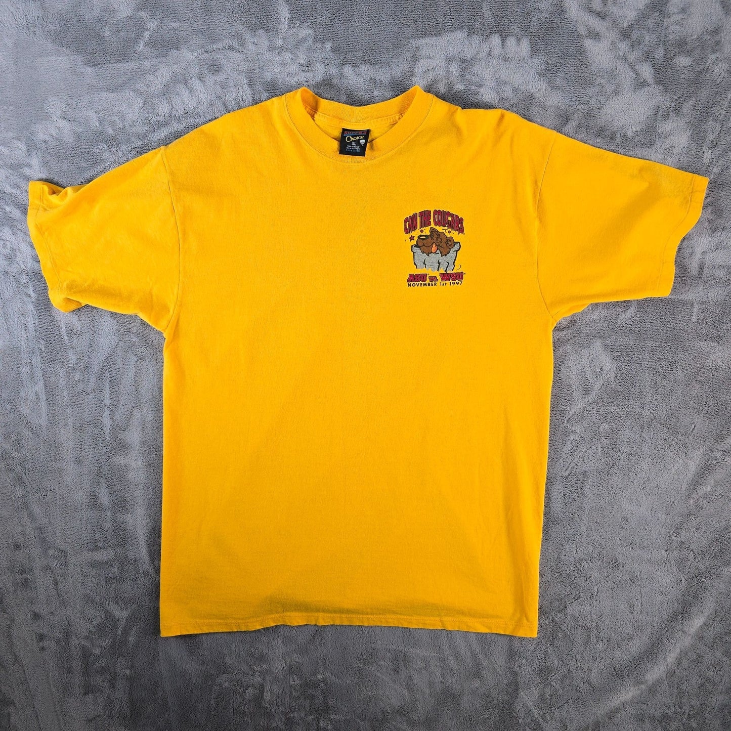Vintage 1997 Washington State vs. Arizona State College Football T-Shirt (XL)