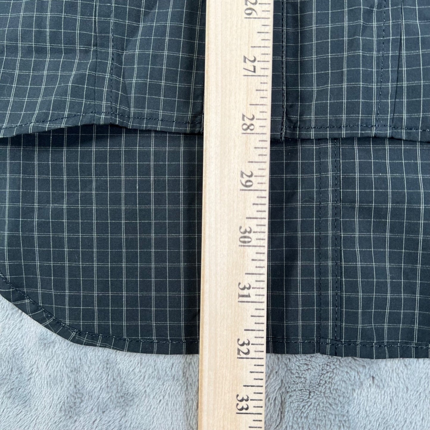 Christian Dada Masanori Morikawa Men's Black Layered Check Shirt (Size 34/XS)