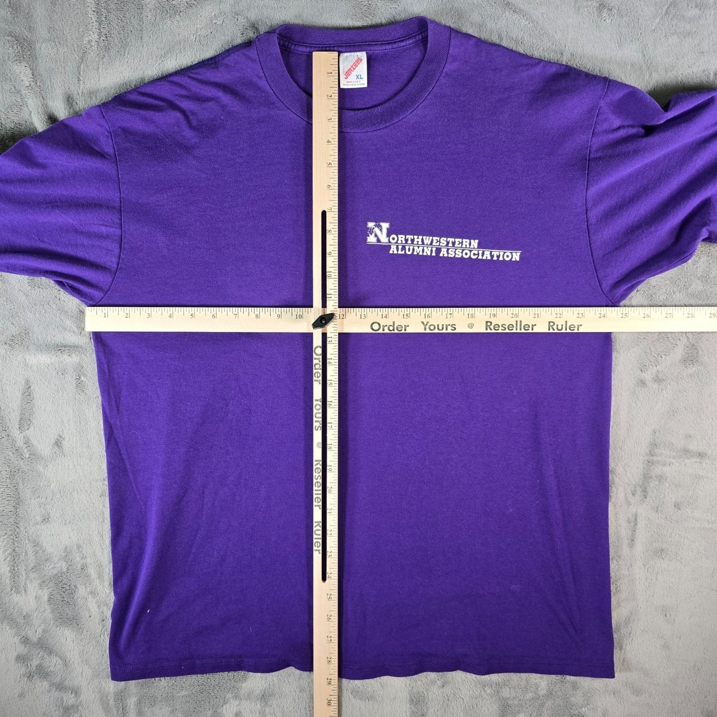 Vintage 1990s Jerzees Northwestern University Alumni Association T-Shirt (XL)