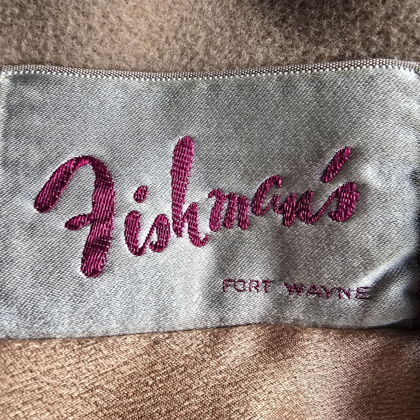 Vintage 1950s Country Tweeds Einiger 100% Cashmere Camel/Tan Overcoat (L)