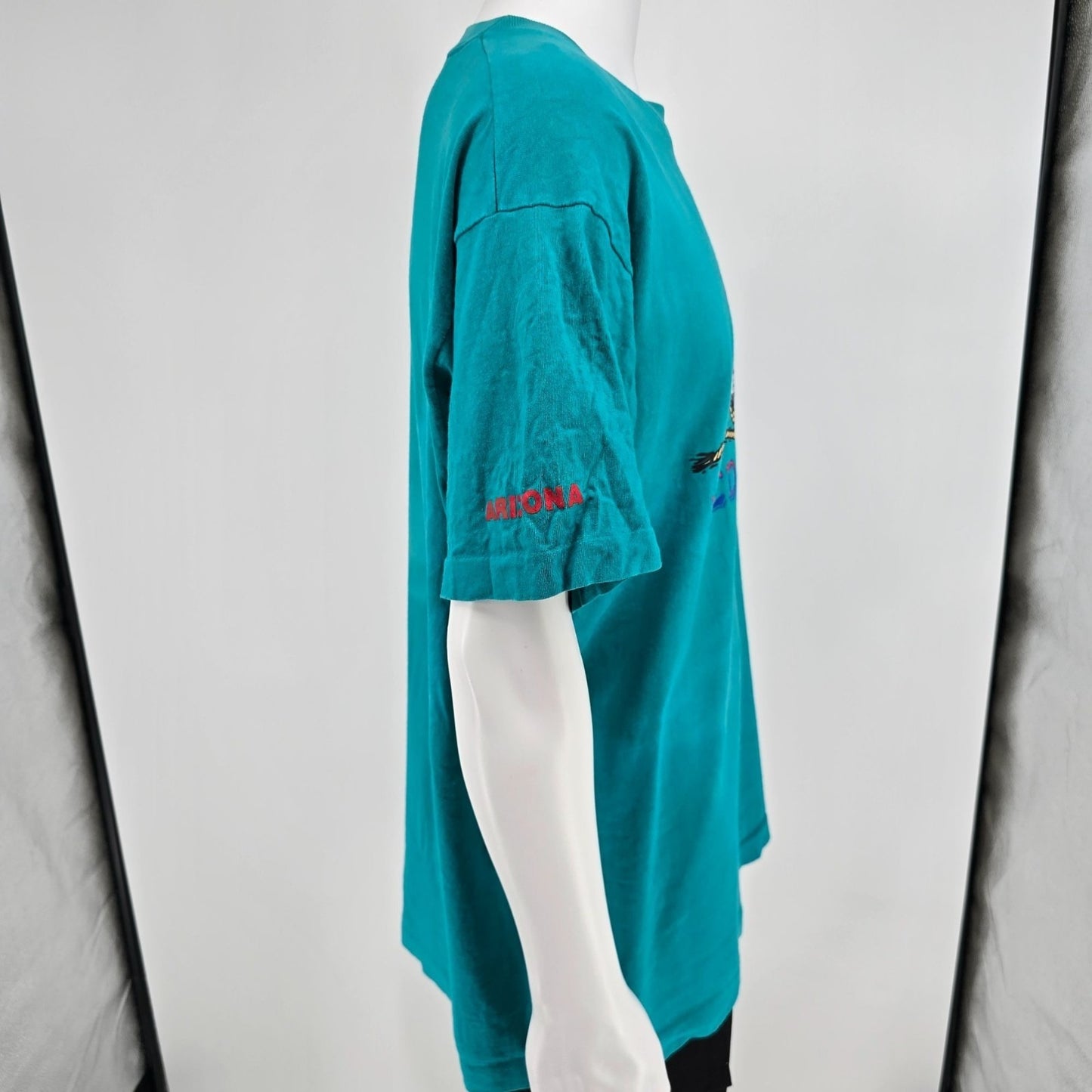 Vintage 1990s Teal Red River Opry Tempe, Arizona Country Music T-Shirt (XL)