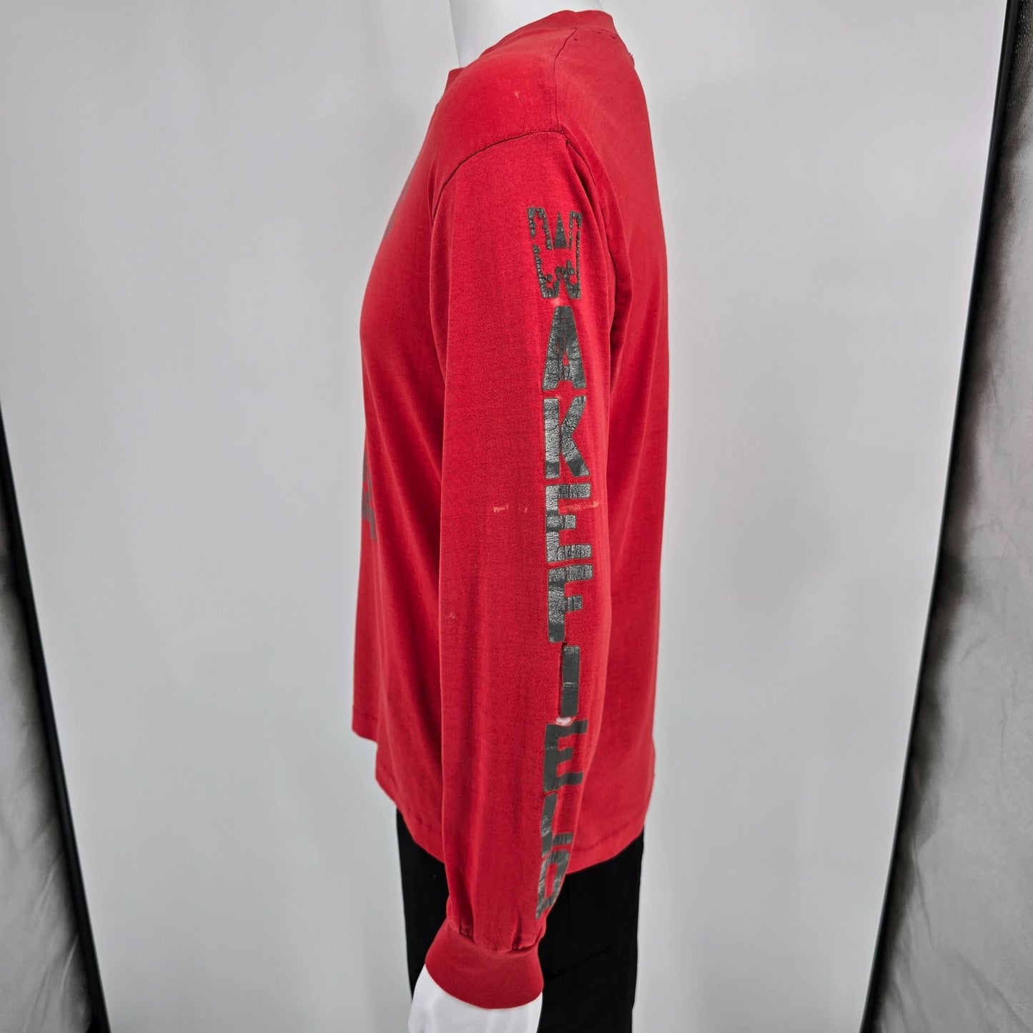 Vintage 1986 HEF-T GMVC Cross Country Champion Long Sleeve Wakefield T-Shirt (M)