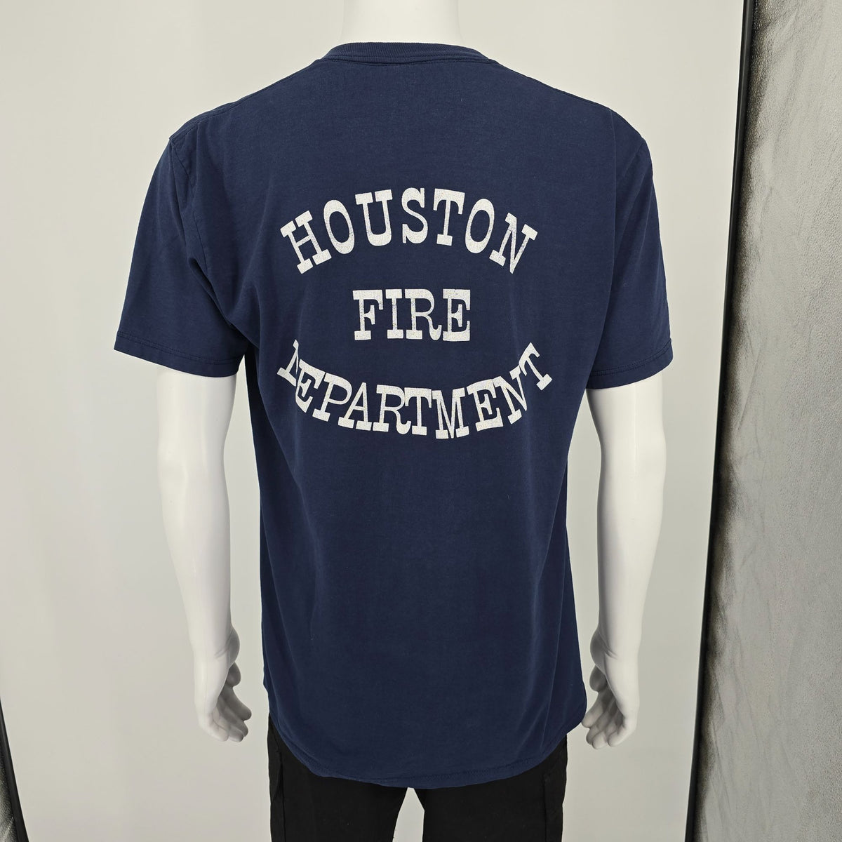 Vintage 1990s Houston Fire Department Station #25 Firewalker T-Shirt (L)