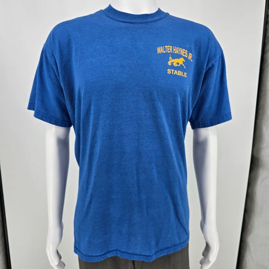 Vintage Y2K FOTL Walter Haynes Jr. Racing Stable Harnass Racing T-Shirt (XL)