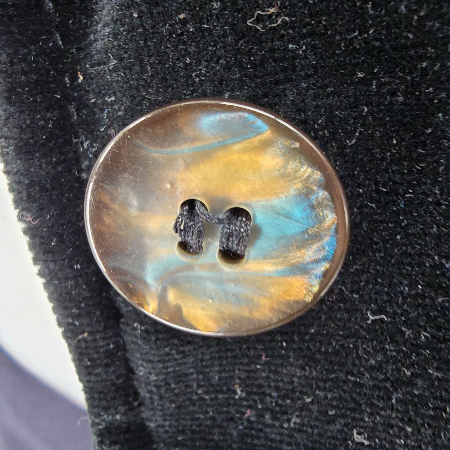 Vintage 1970s Koret of California Women's Black Velvet Blazer Jacket (S/M)