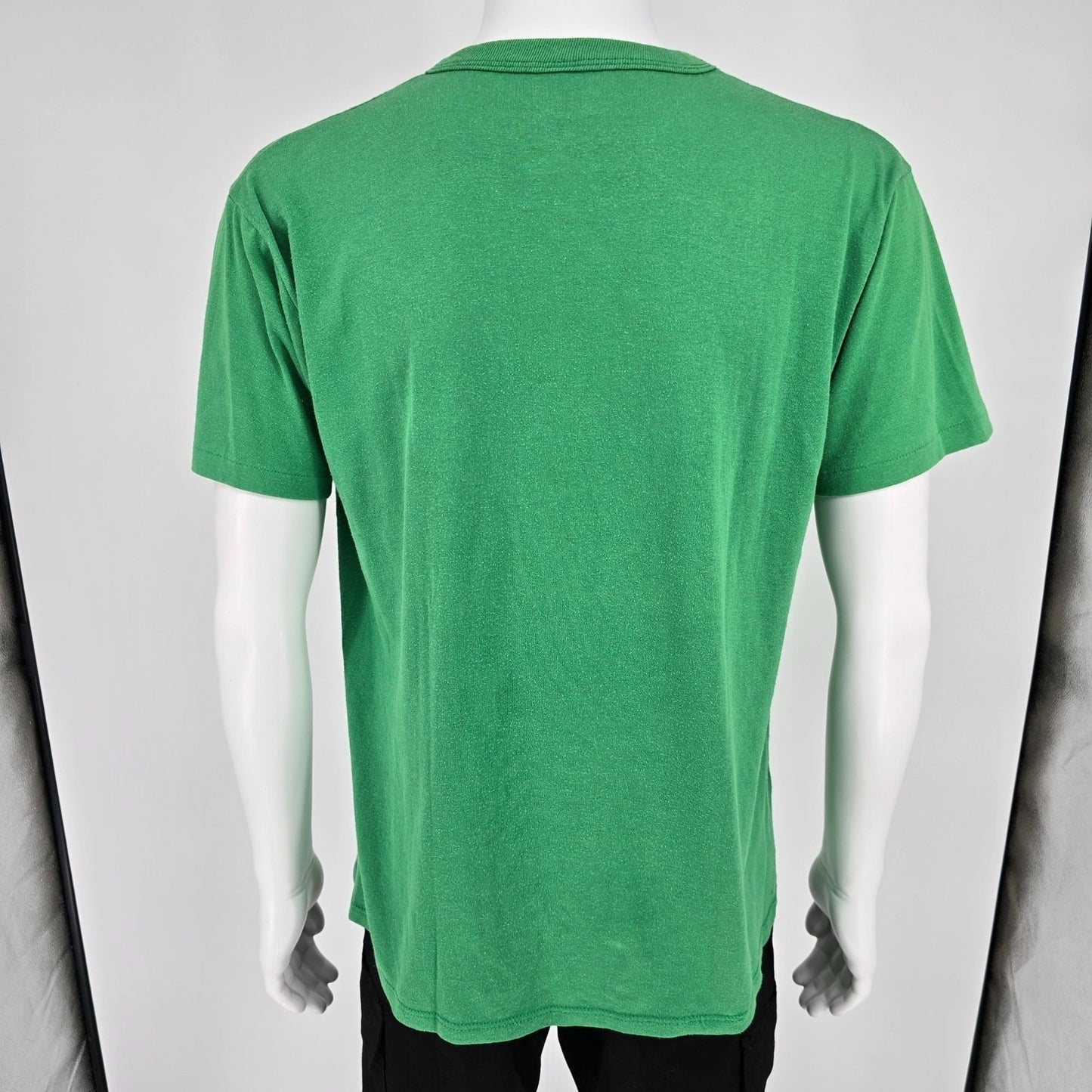 Vintage Early 1990s Russell Athletic J.T.M. Food Group Ohio Green T-Shirt (L)