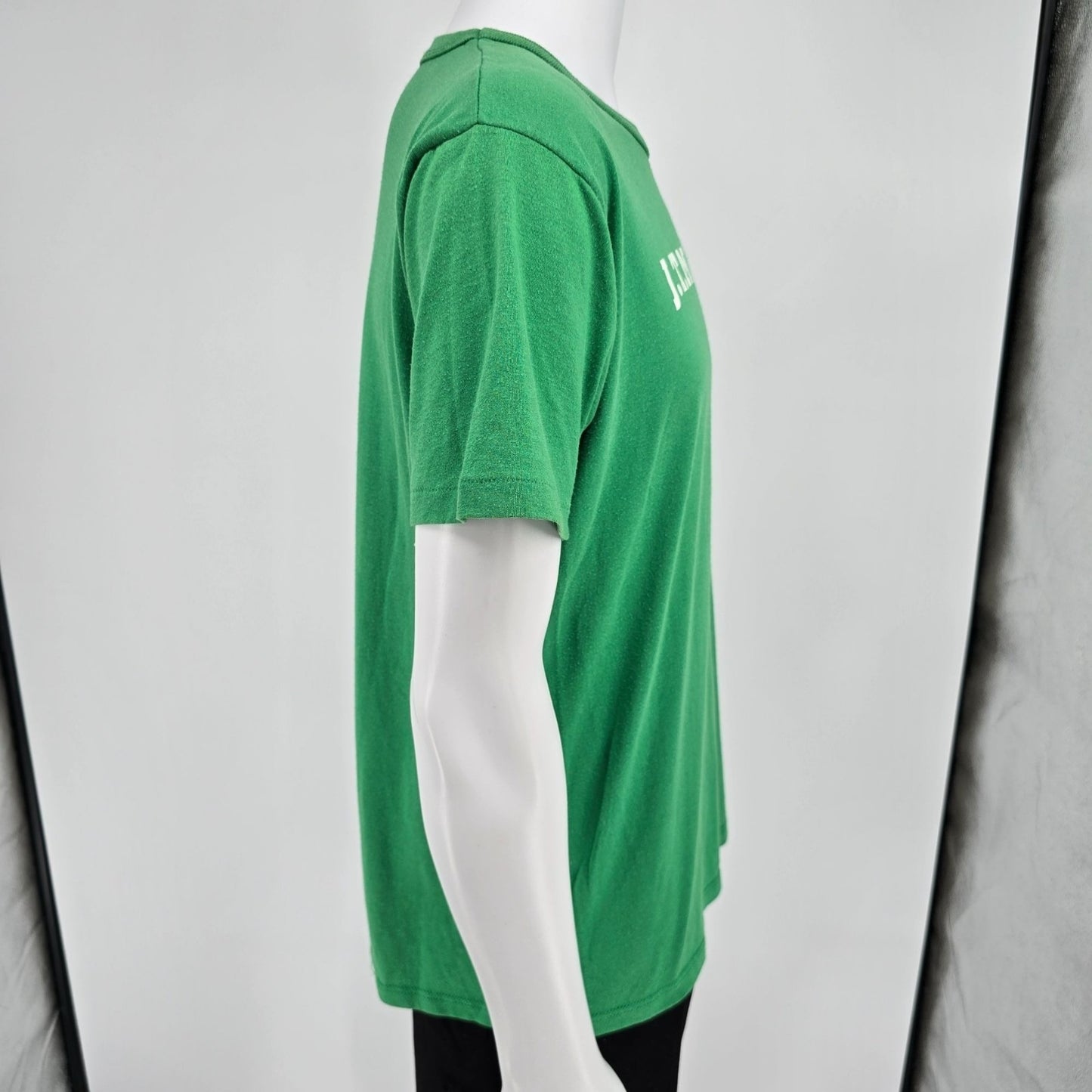 Vintage Early 1990s Russell Athletic J.T.M. Food Group Ohio Green T-Shirt (L)