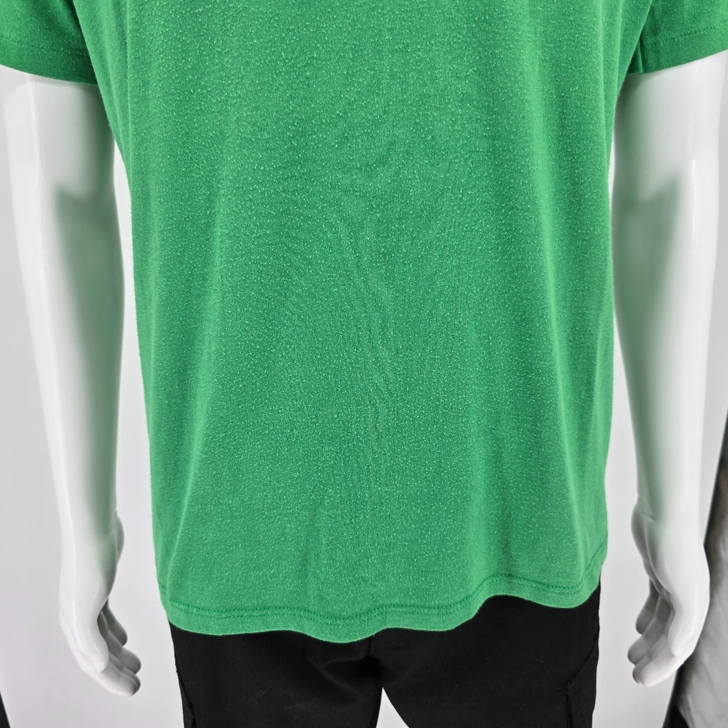 Vintage Early 1990s Russell Athletic J.T.M. Food Group Ohio Green T-Shirt (L)