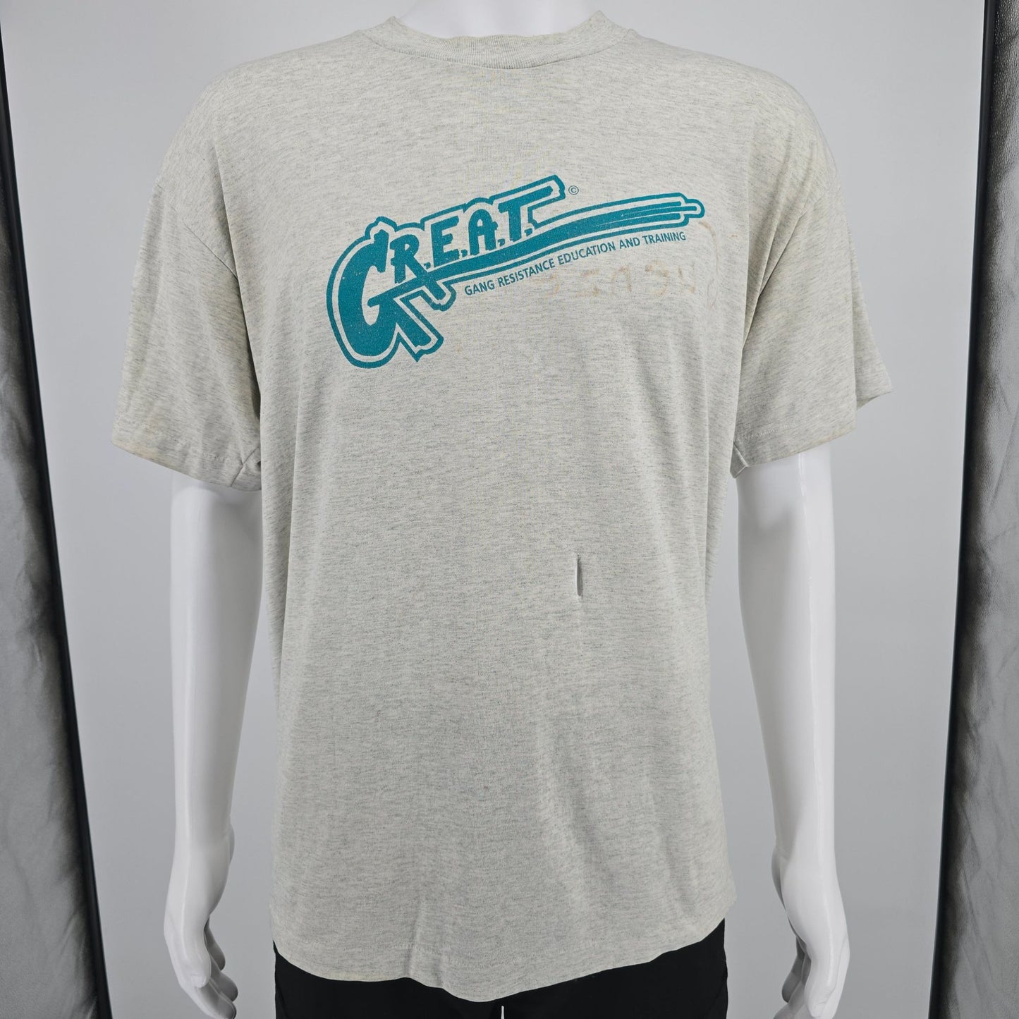 Vintage 1990s G.R.E.A.T. Gang Resistance Education and Training T-Shirt (XL)