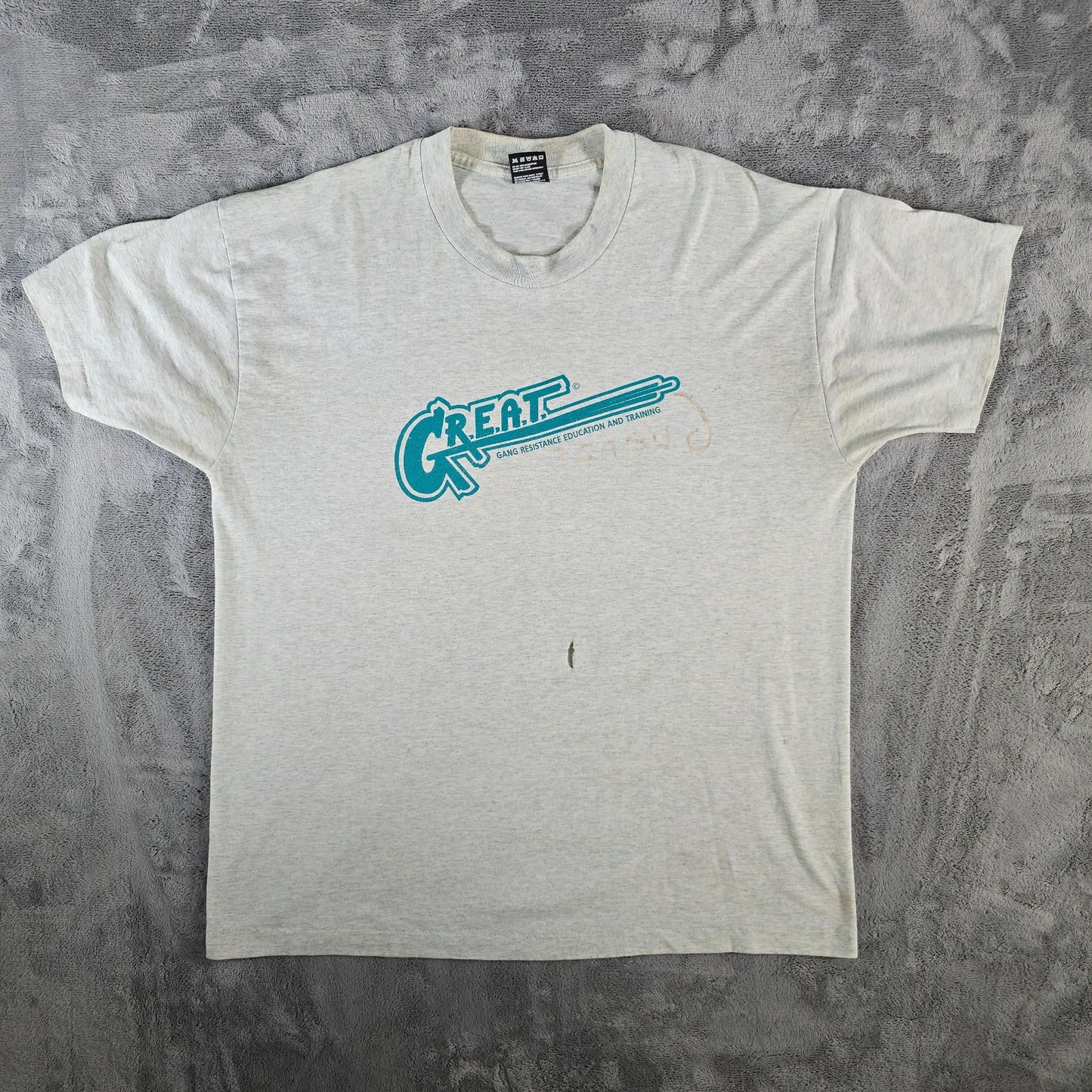Vintage 1990s G.R.E.A.T. Gang Resistance Education and Training T-Shirt (XL)