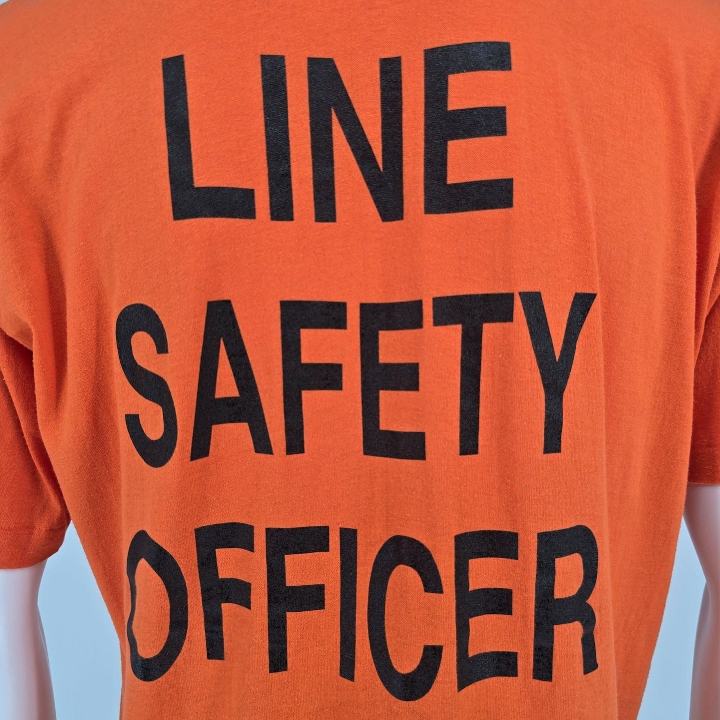 Vintage 1990s Ben Avery Shooting Facility Line Safety Officer Pocket T-Shirt (L)