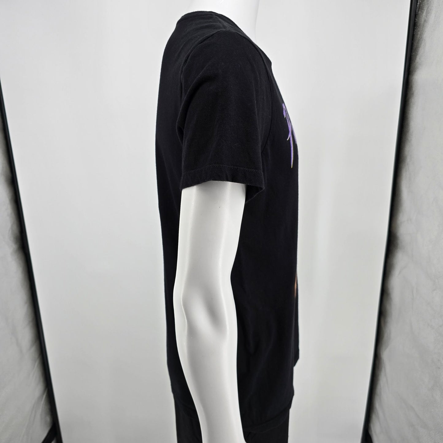 2010s Reprint Prince and the Revolution Purple Rain Black Graphic T-Shirt (M)