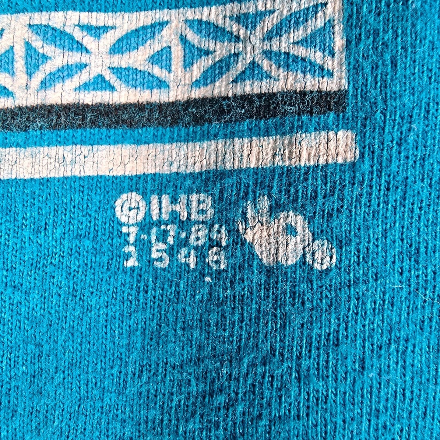 Vintage 1980s Hanes Beefy-T IHB Surf Style Hawaii Graphic Souvenir T-Shirt (S)