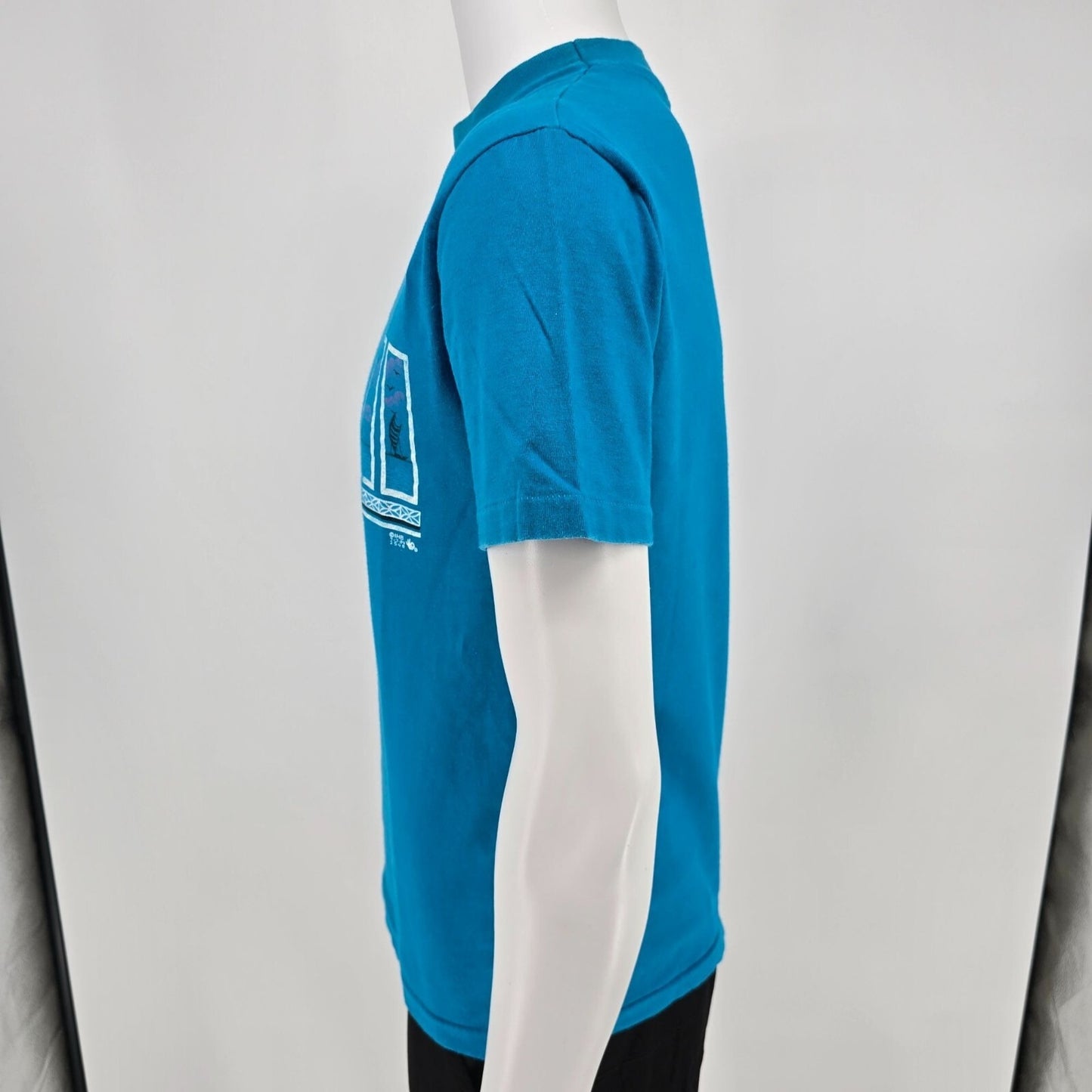 Vintage 1980s Hanes Beefy-T IHB Surf Style Hawaii Graphic Souvenir T-Shirt (S)