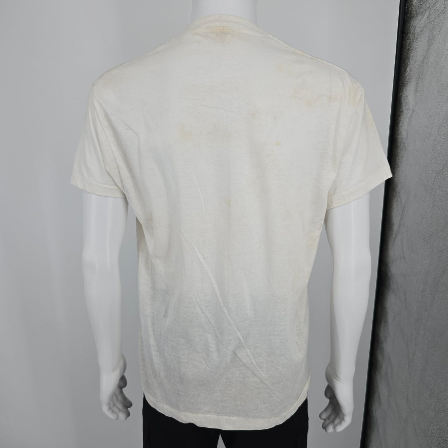 Distressed Vintage 1980s Oliver North American Patriot Iran-Contra T-Shirt (L)