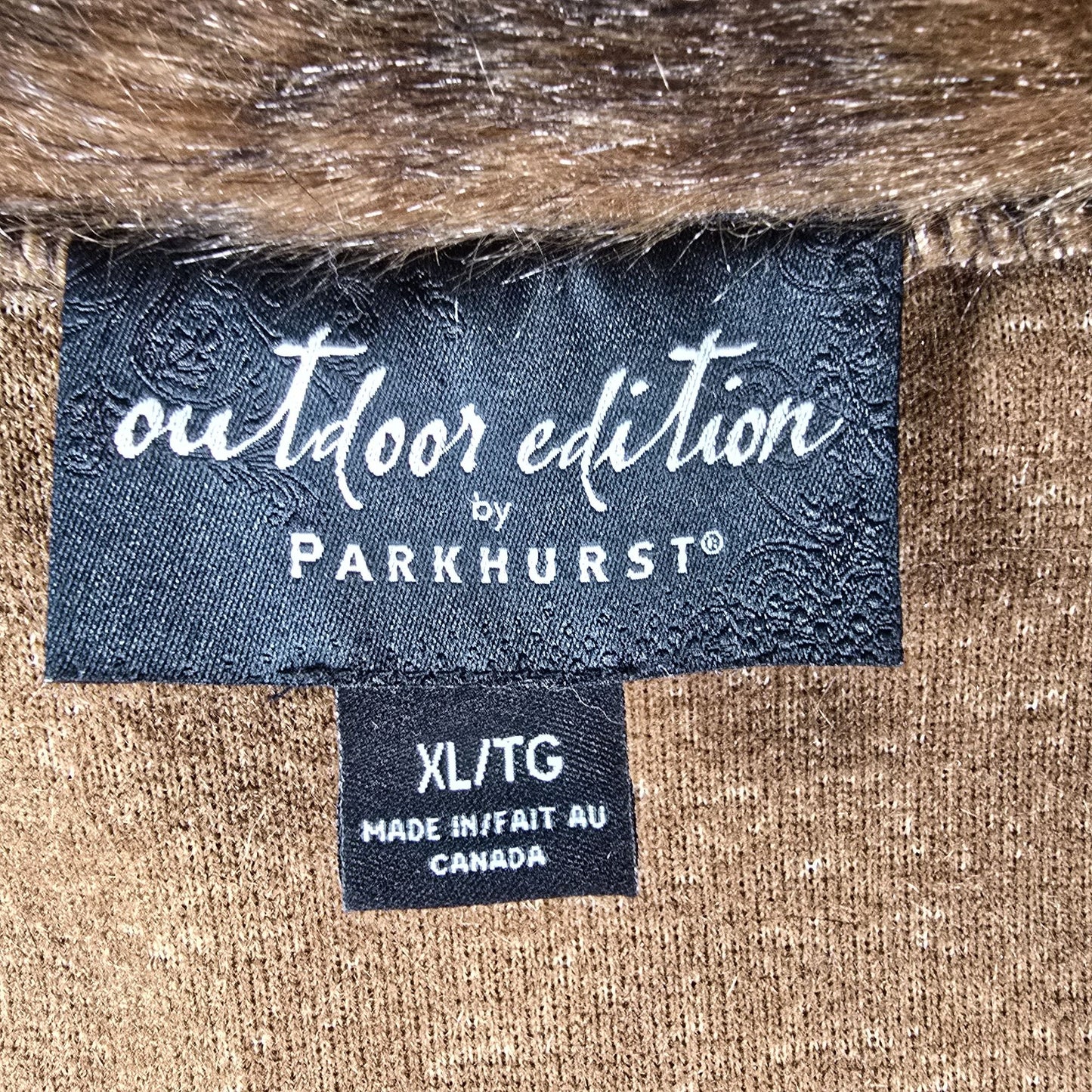 2010s Outdoor Edition by Parkhurst Women's Open Front Faux Fur Vest (XL)