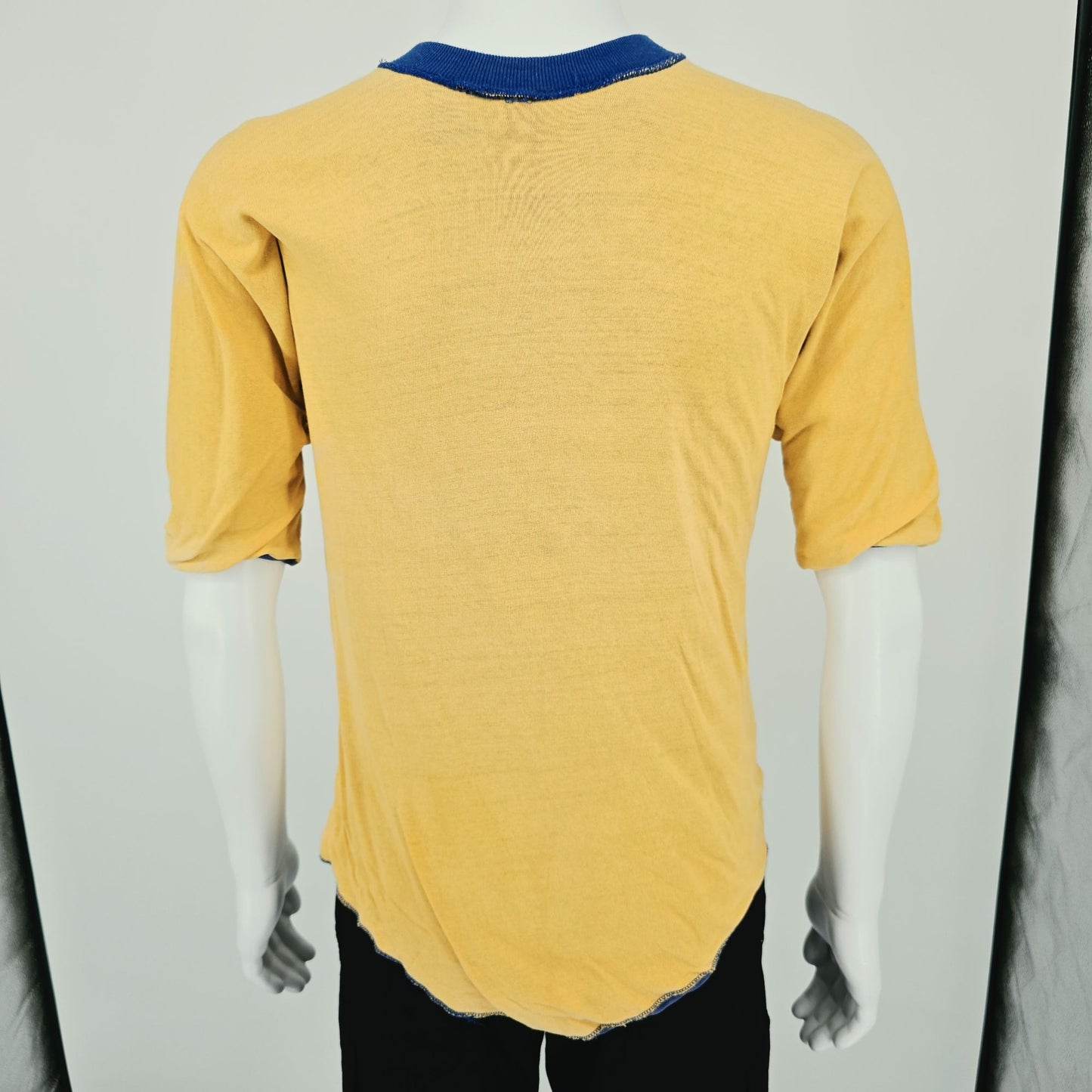 Distressed Vintage 1960s Blue Devils Jeff M Reversible Gym/P.E. T-Shirt (M)