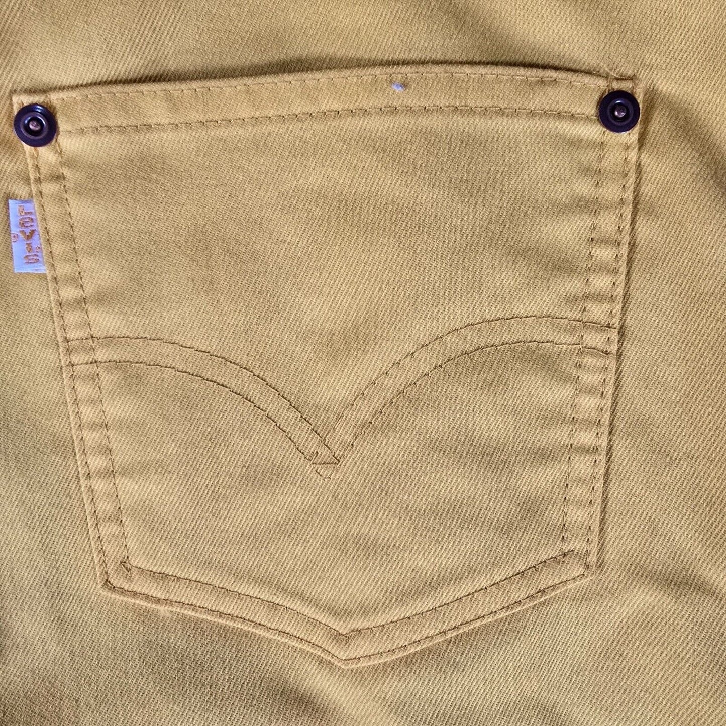 Vintage Levi's 1980 Olympic Games Team USA Women's Yellow Pants (Size 6 29x32)