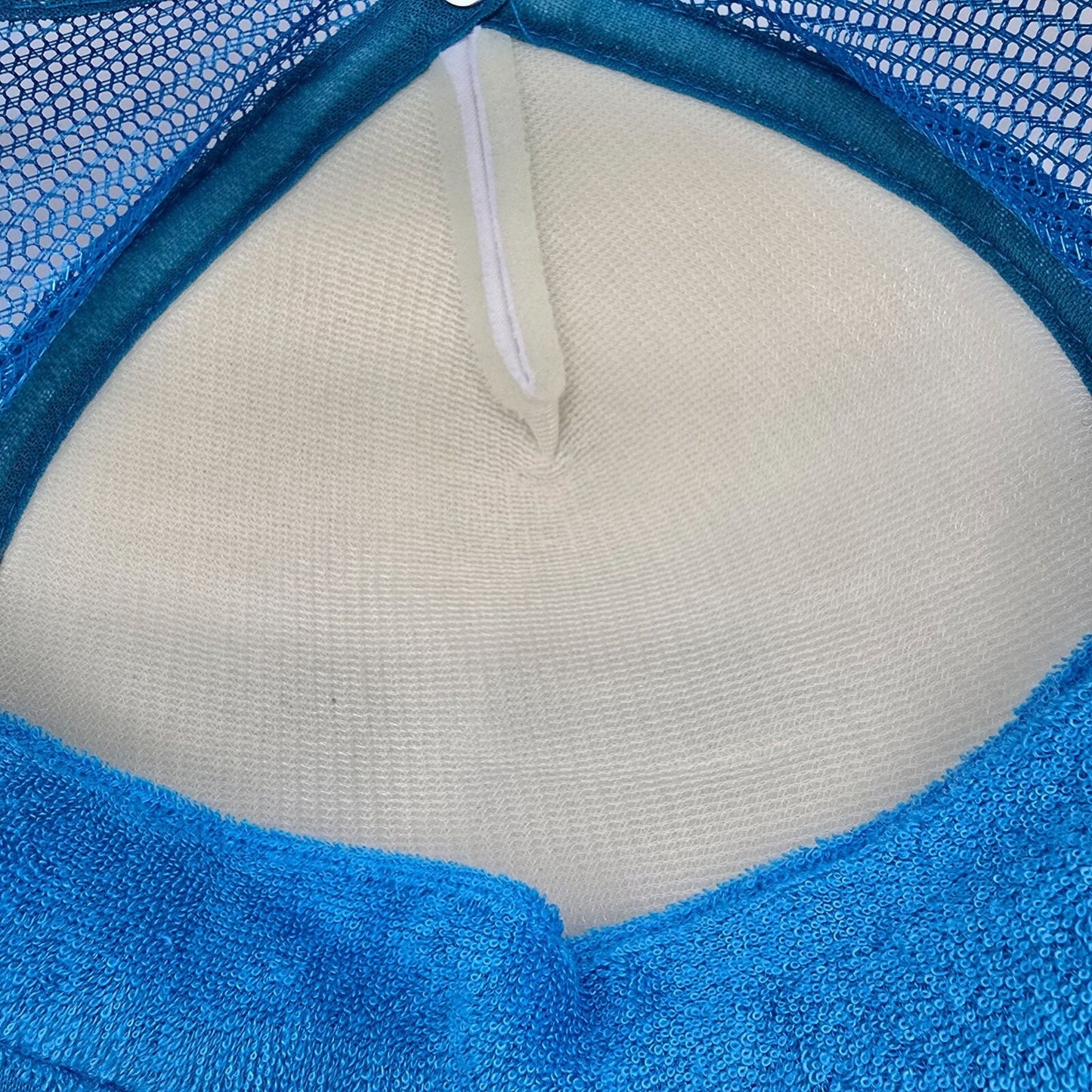 STARGIRL Blue & White Mesh-Back Snapback Otto Trucker Hat *Fair Condition