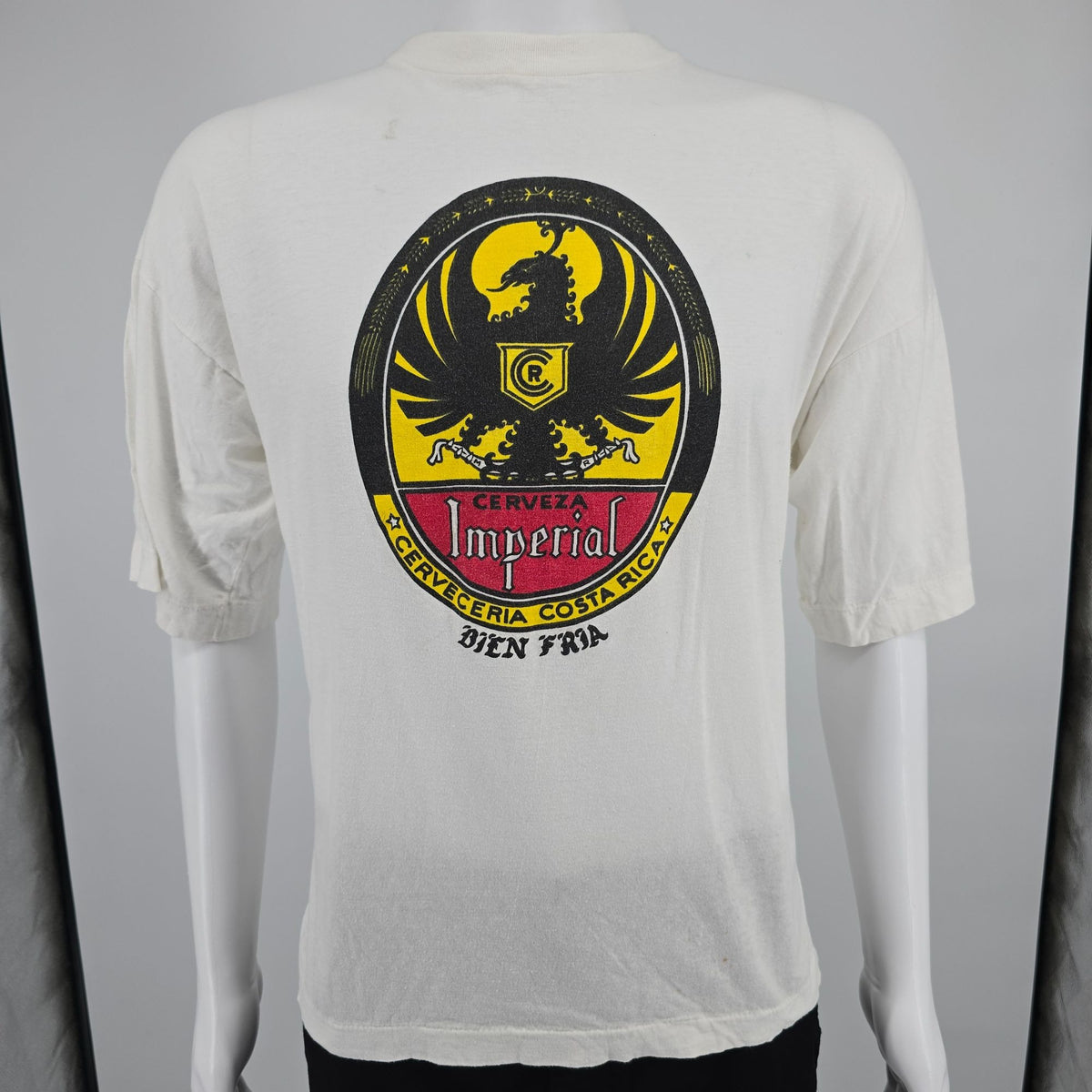 Vintage 1990s Cerveza Imperial Cerveceria Costa Rica Imperial Beer T-Shirt (XL)