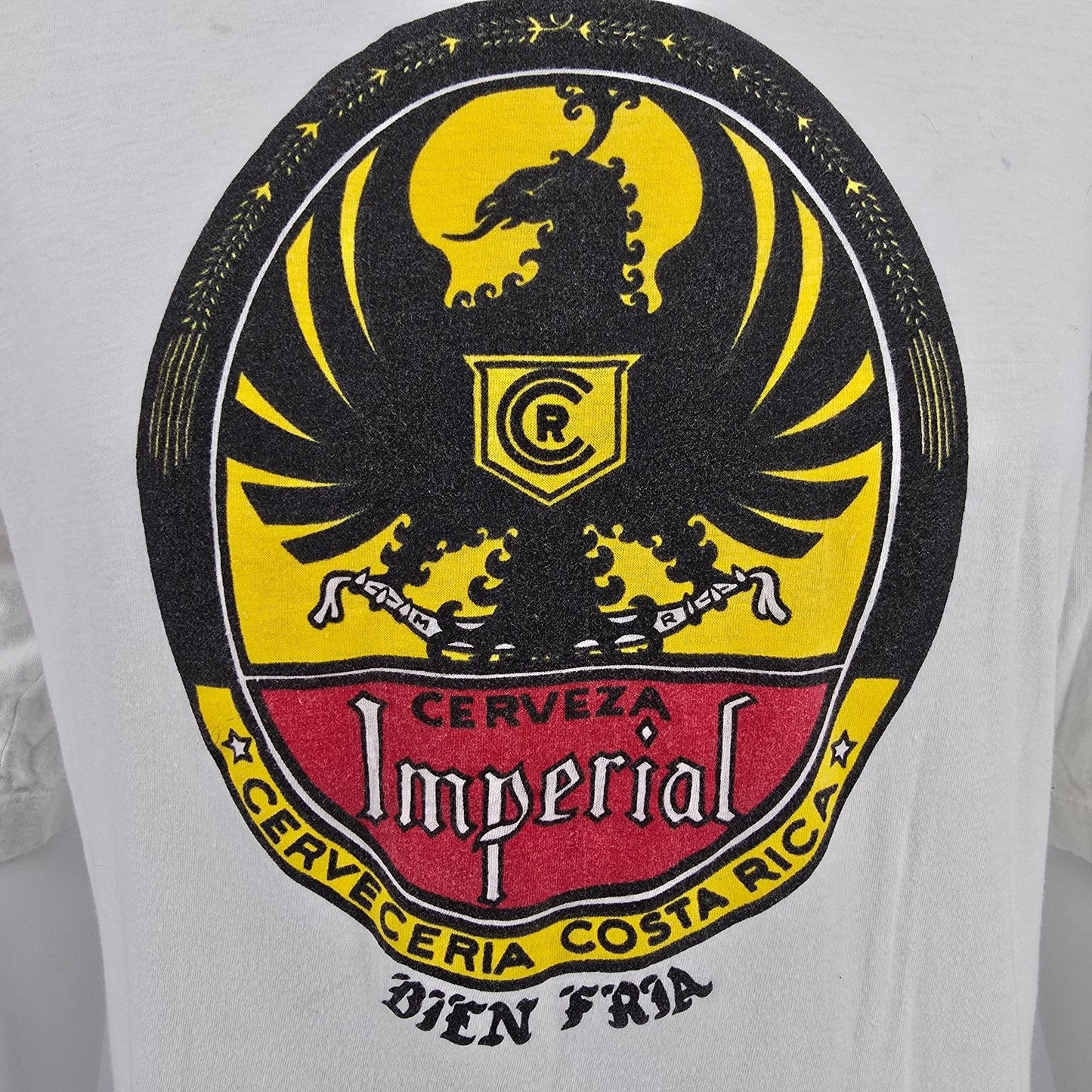 Vintage 1990s Cerveza Imperial Cerveceria Costa Rica Imperial Beer T-Shirt (XL)