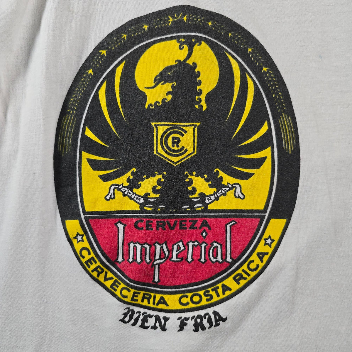 Vintage 1990s Cerveza Imperial Cerveceria Costa Rica Imperial Beer T-Shirt (XL)