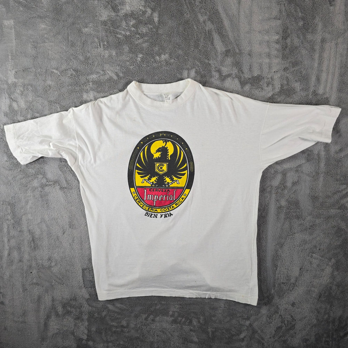 Vintage 1990s Cerveza Imperial Cerveceria Costa Rica Imperial Beer T-Shirt (XL)