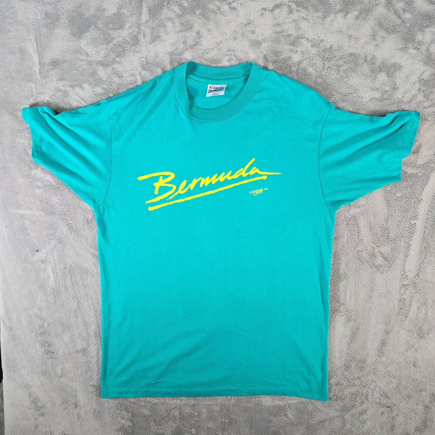 Vintage 1980s Hanes Fifty-Fifty/Tucker's Tees Bermuda Souvenir T-Shirt (L)