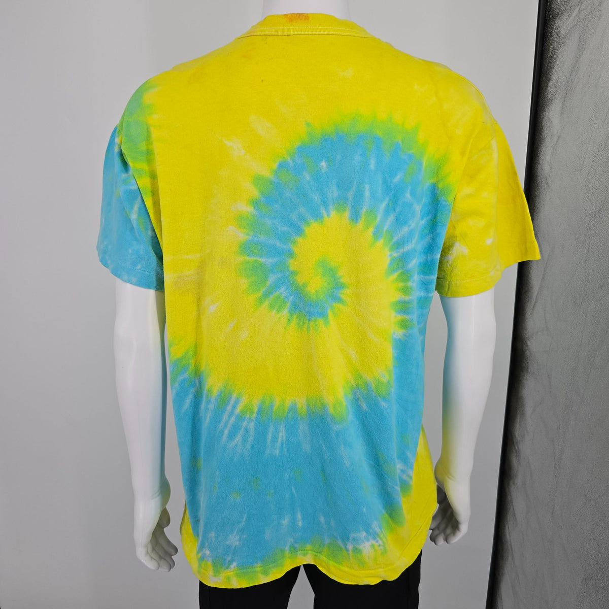 Vintage 1990s Tie-Dye Midsummer Fest Summer Celebration Sun/Moon T-Shirt (L/XL)