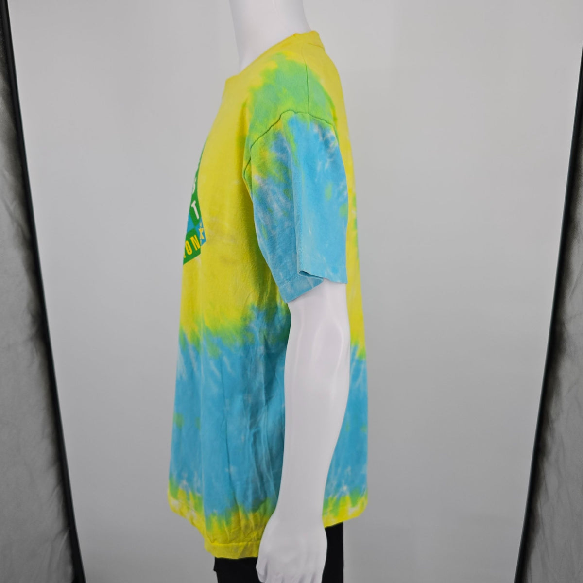 Vintage 1990s Tie-Dye Midsummer Fest Summer Celebration Sun/Moon T-Shirt (L/XL)