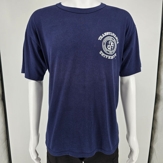 Vintage 1990s Transylvania University Made in USA Single Stitch T-Shirt (XL)