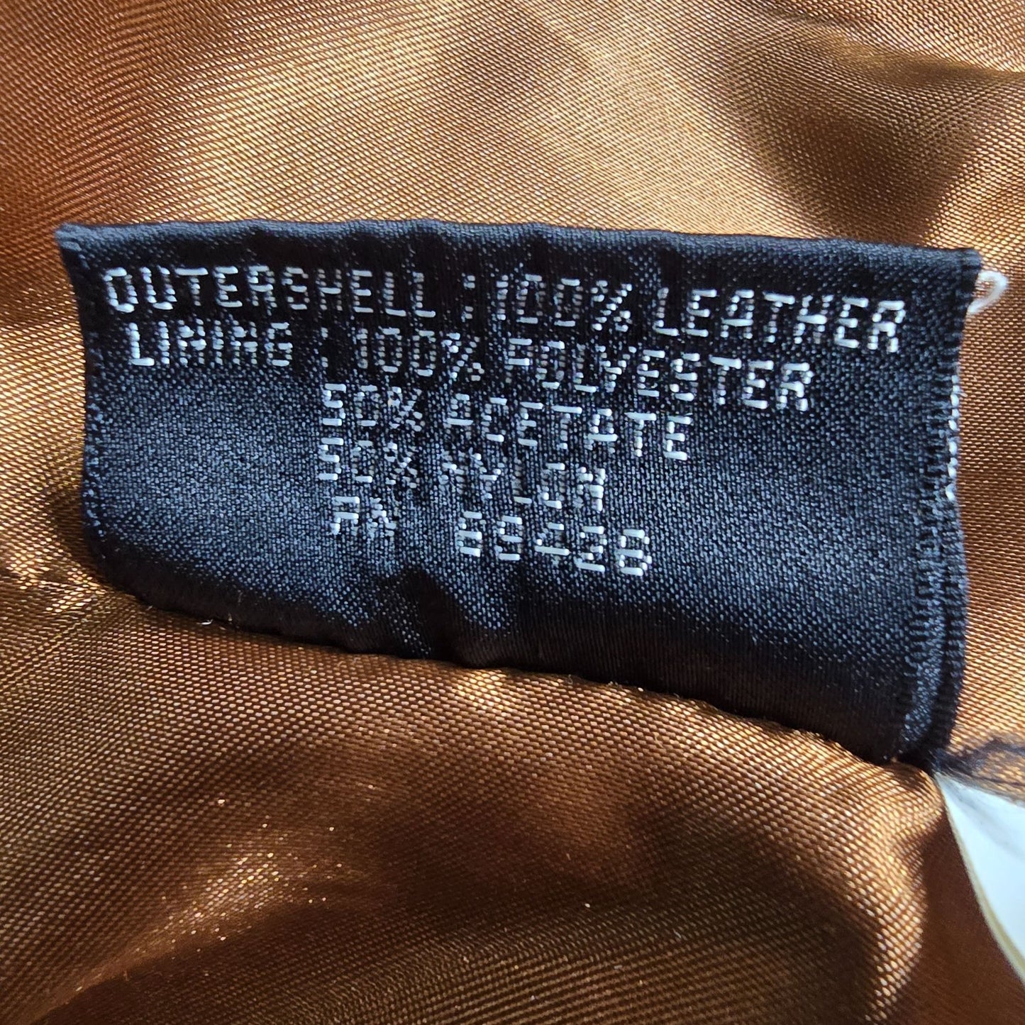 Distressed Vintage 1980s Georgetown Leather Design Leather Safari Jacket (S)