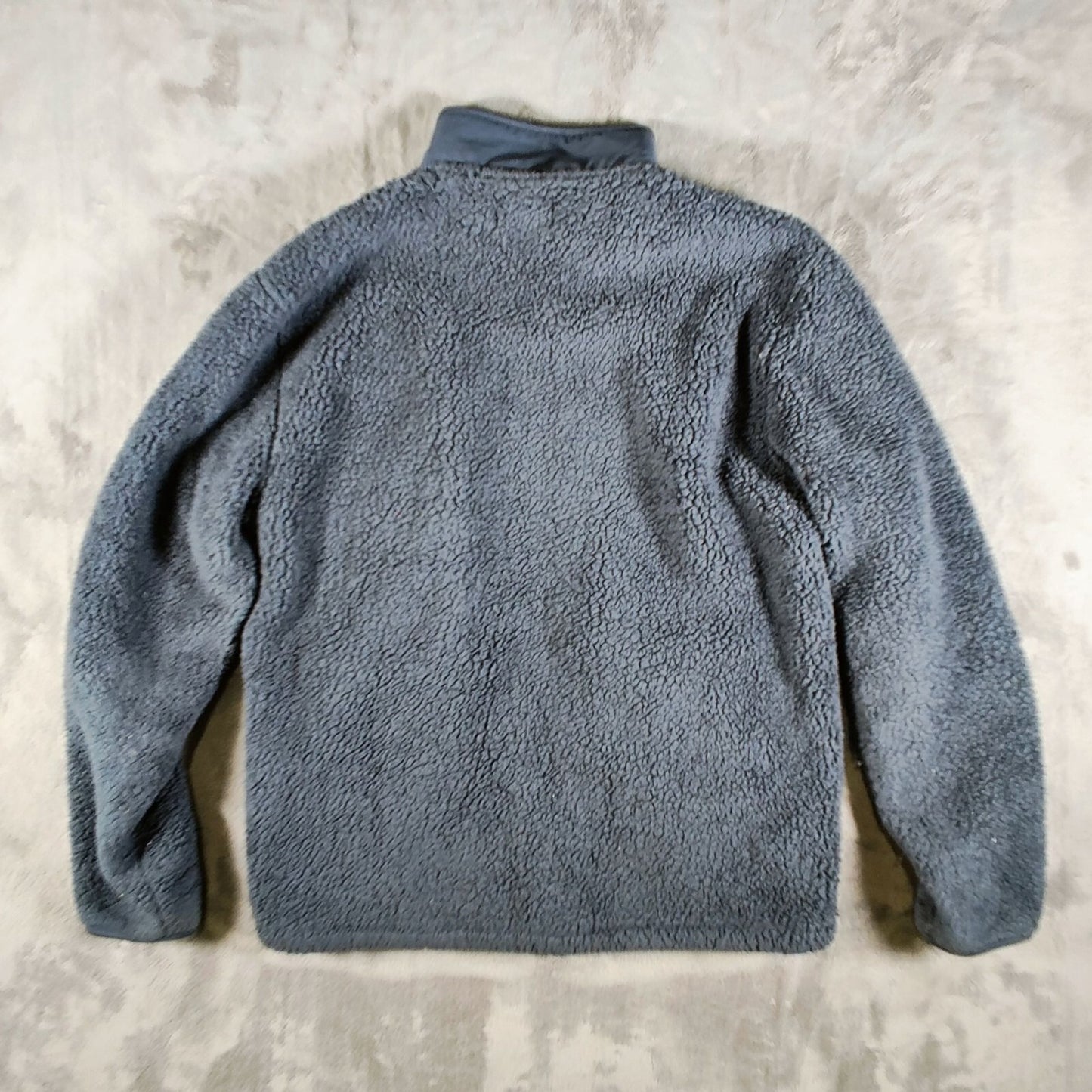 Mens 32 Degrees Heat Full-Zip Blue Polyester Sherpa Fleece Jacket (Small)