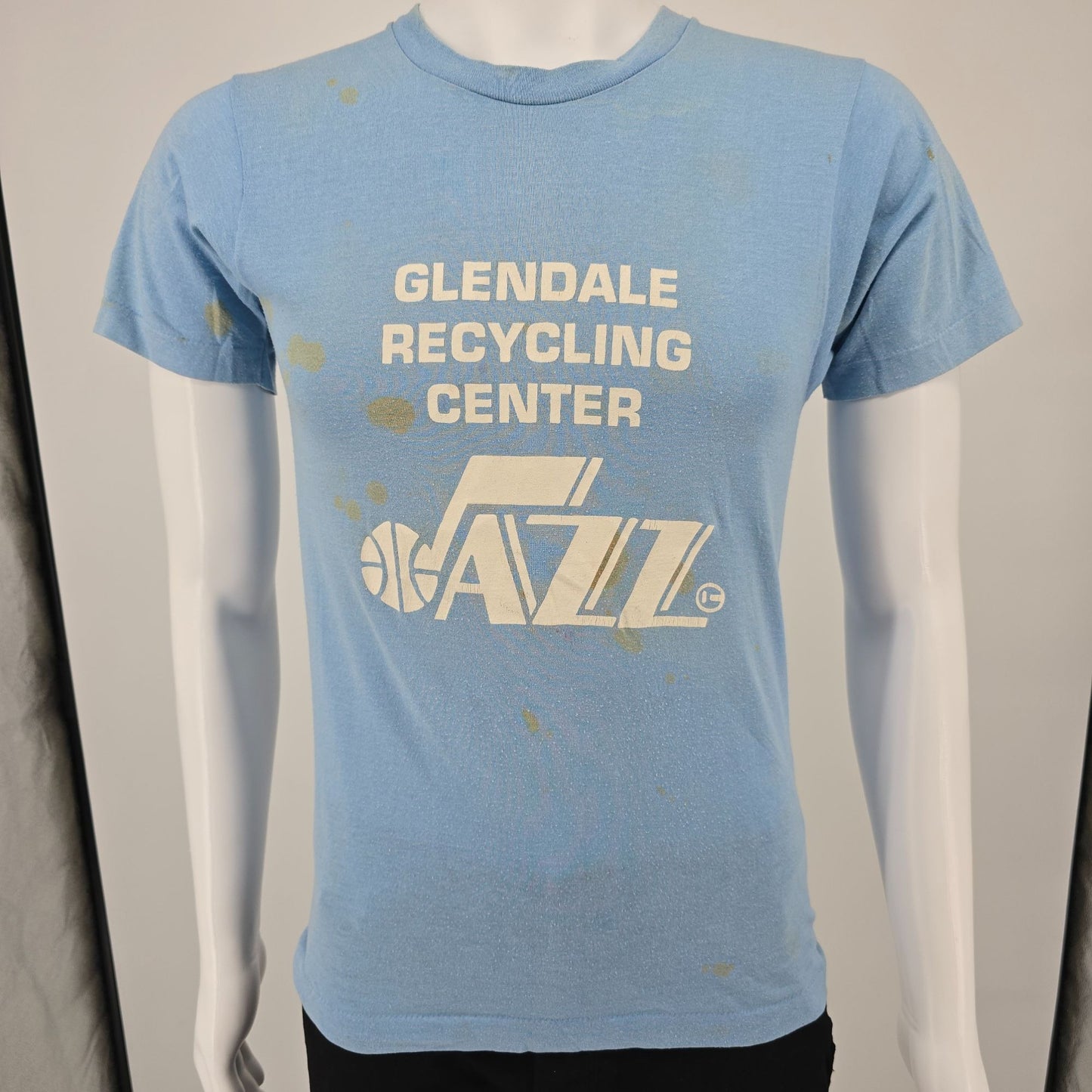 Vintage 1980s Screen Stars Glendale Recycling Center Jazz "Dax" T-Shirt (S)