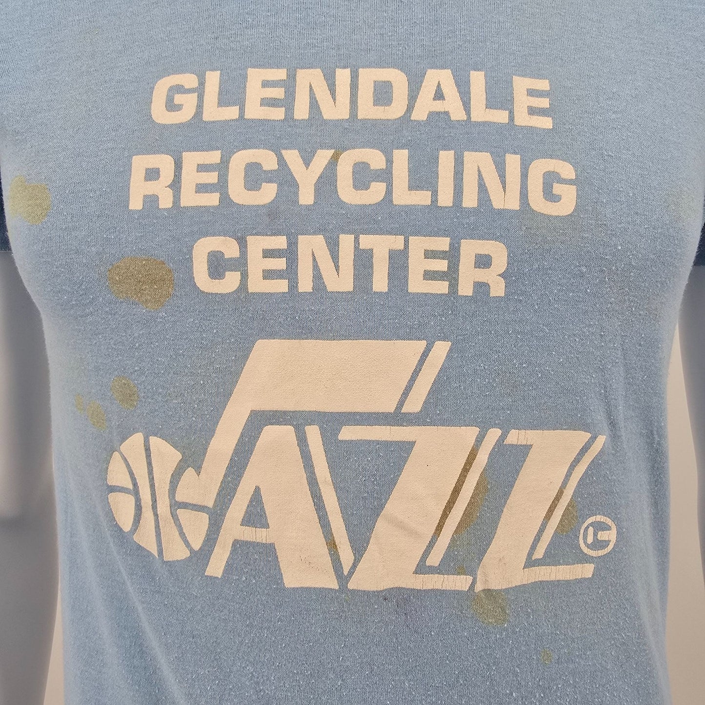 Vintage 1980s Screen Stars Glendale Recycling Center Jazz "Dax" T-Shirt (S)