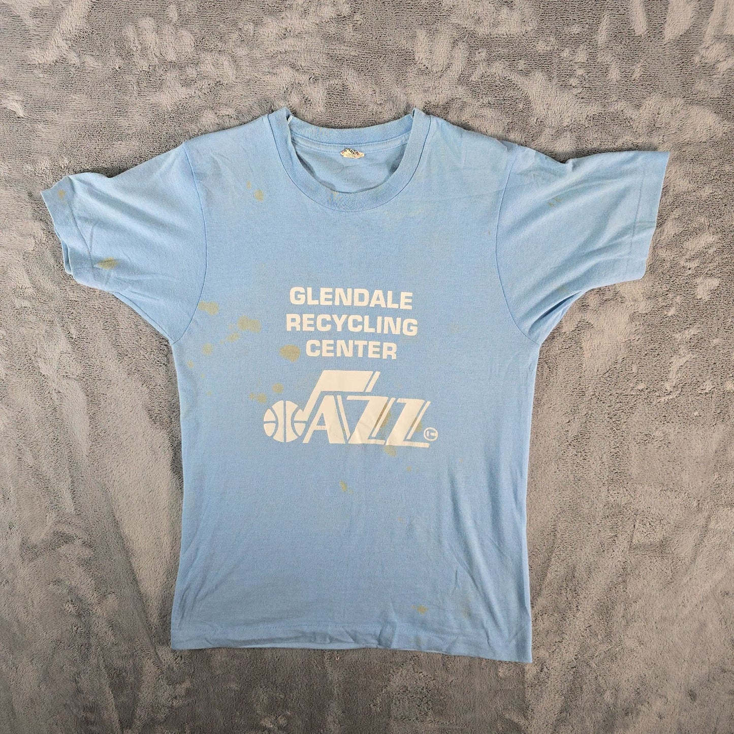 Vintage 1980s Screen Stars Glendale Recycling Center Jazz "Dax" T-Shirt (S)