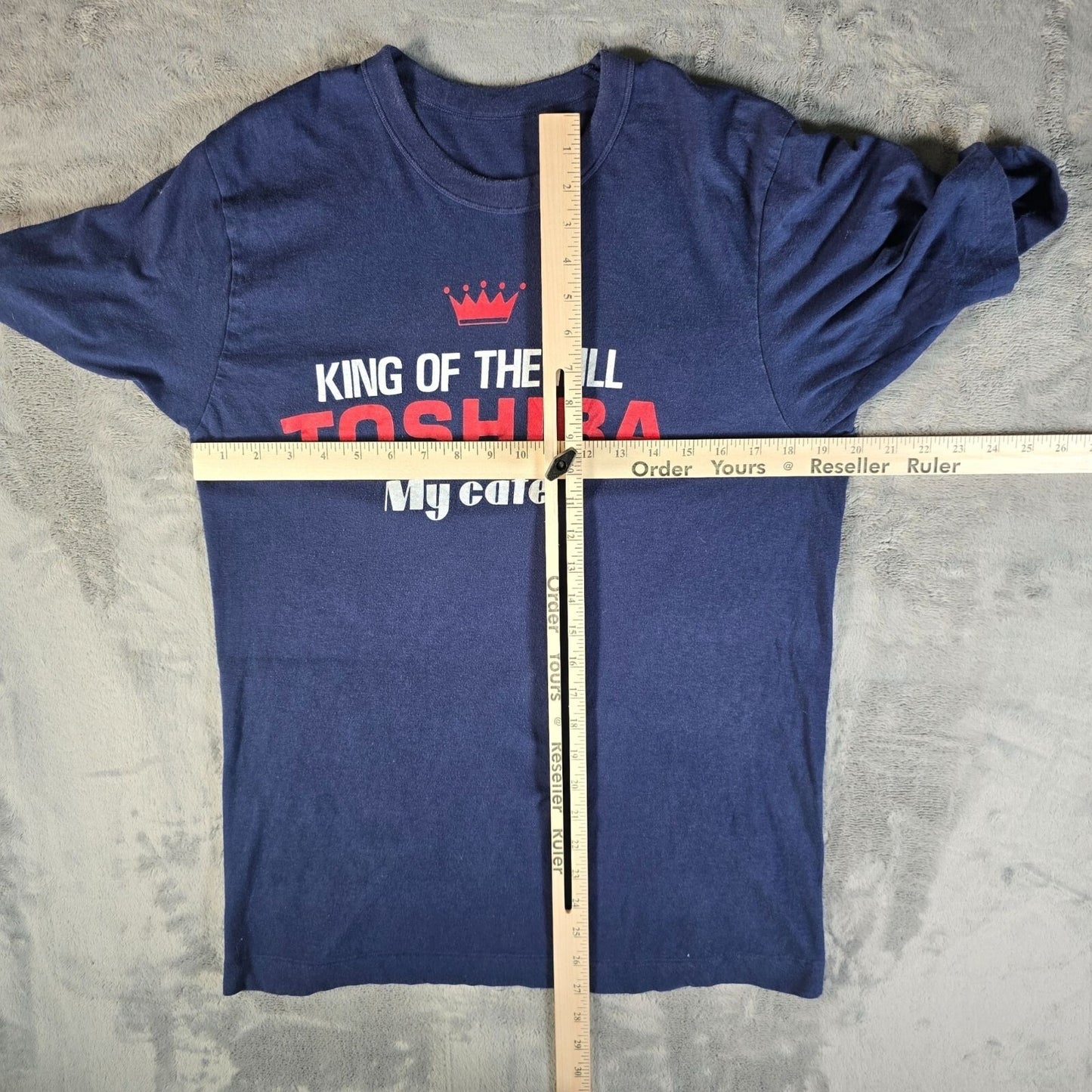 Vintage 1980s Toshiba My Café Coffee Maker "King of the Hill" Promo T-Shirt (M)