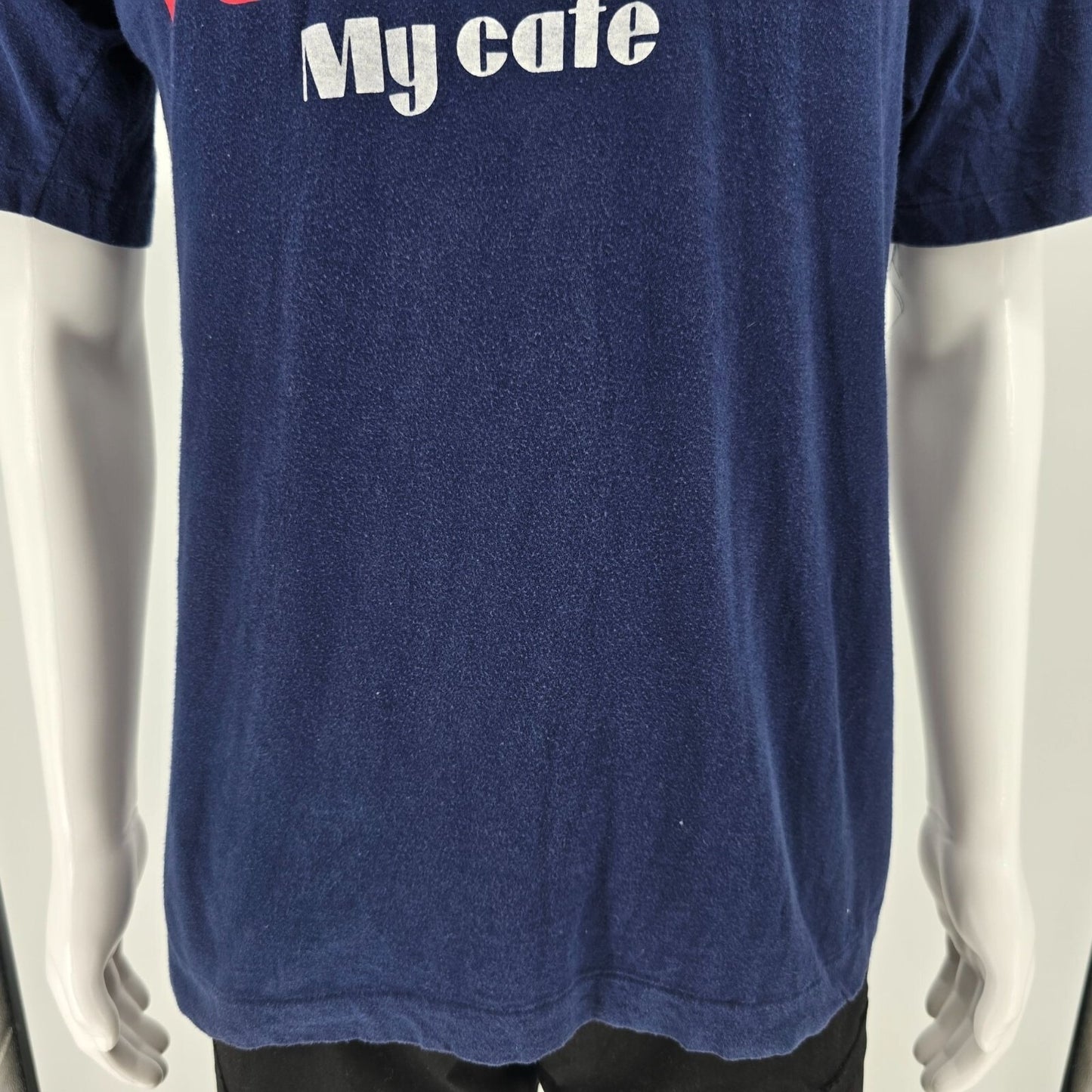 Vintage 1980s Toshiba My Café Coffee Maker "King of the Hill" Promo T-Shirt (M)
