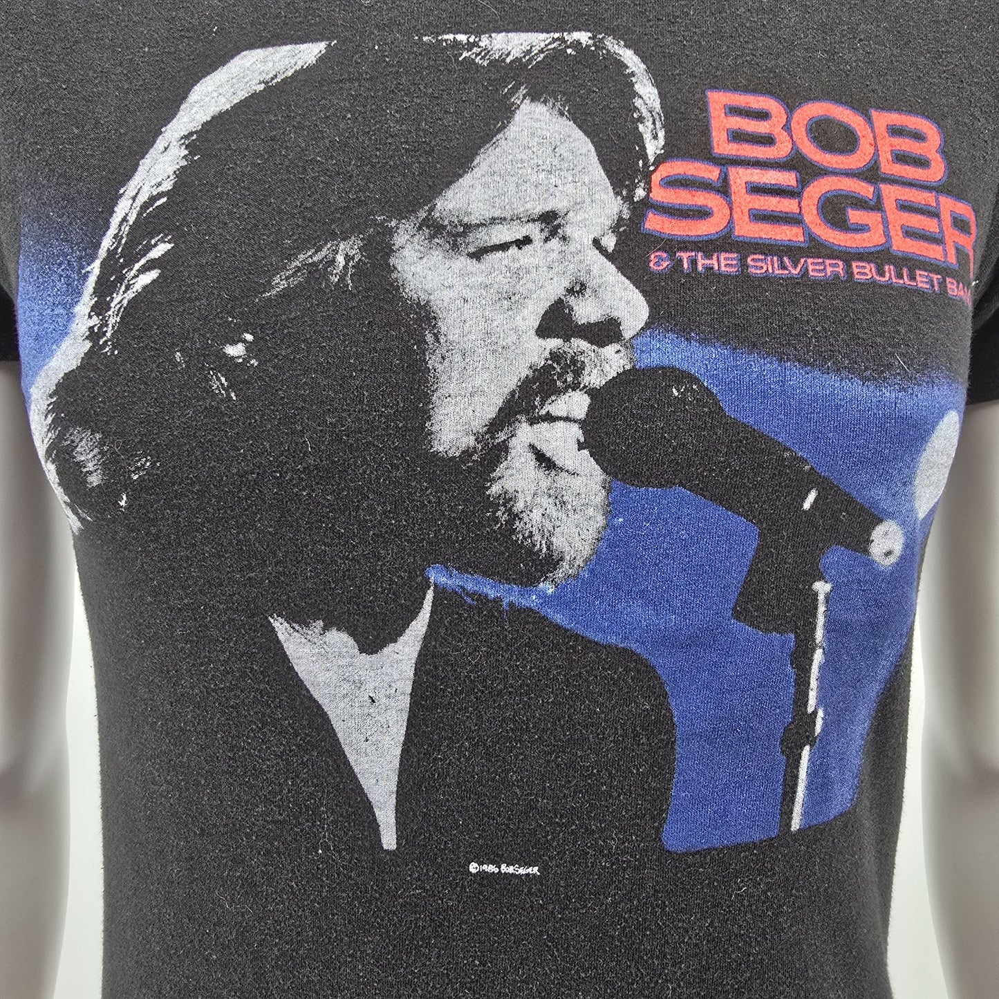 Vintage 1987 Bob Seger and the Silver Bullet Band American Tour T-Shirt (XS/S)