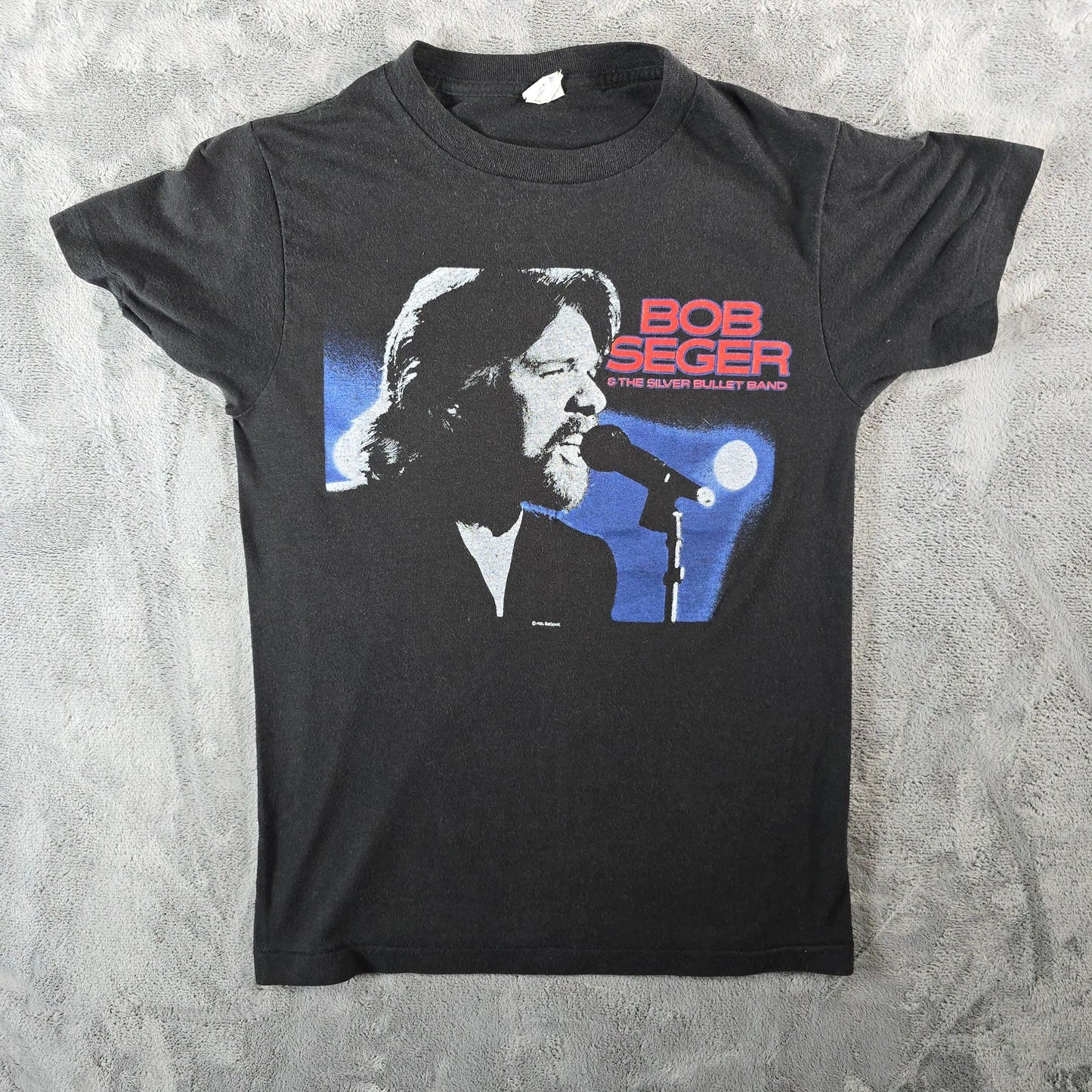 Vintage 1987 Bob Seger and the Silver Bullet Band American Tour T-Shirt (XS/S)