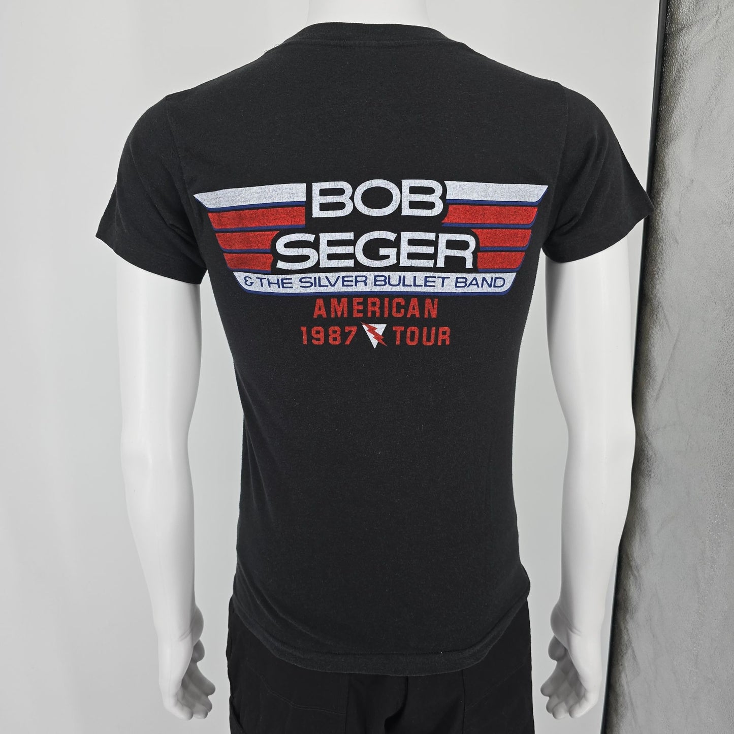 Vintage 1987 Bob Seger and the Silver Bullet Band American Tour T-Shirt (XS/S)