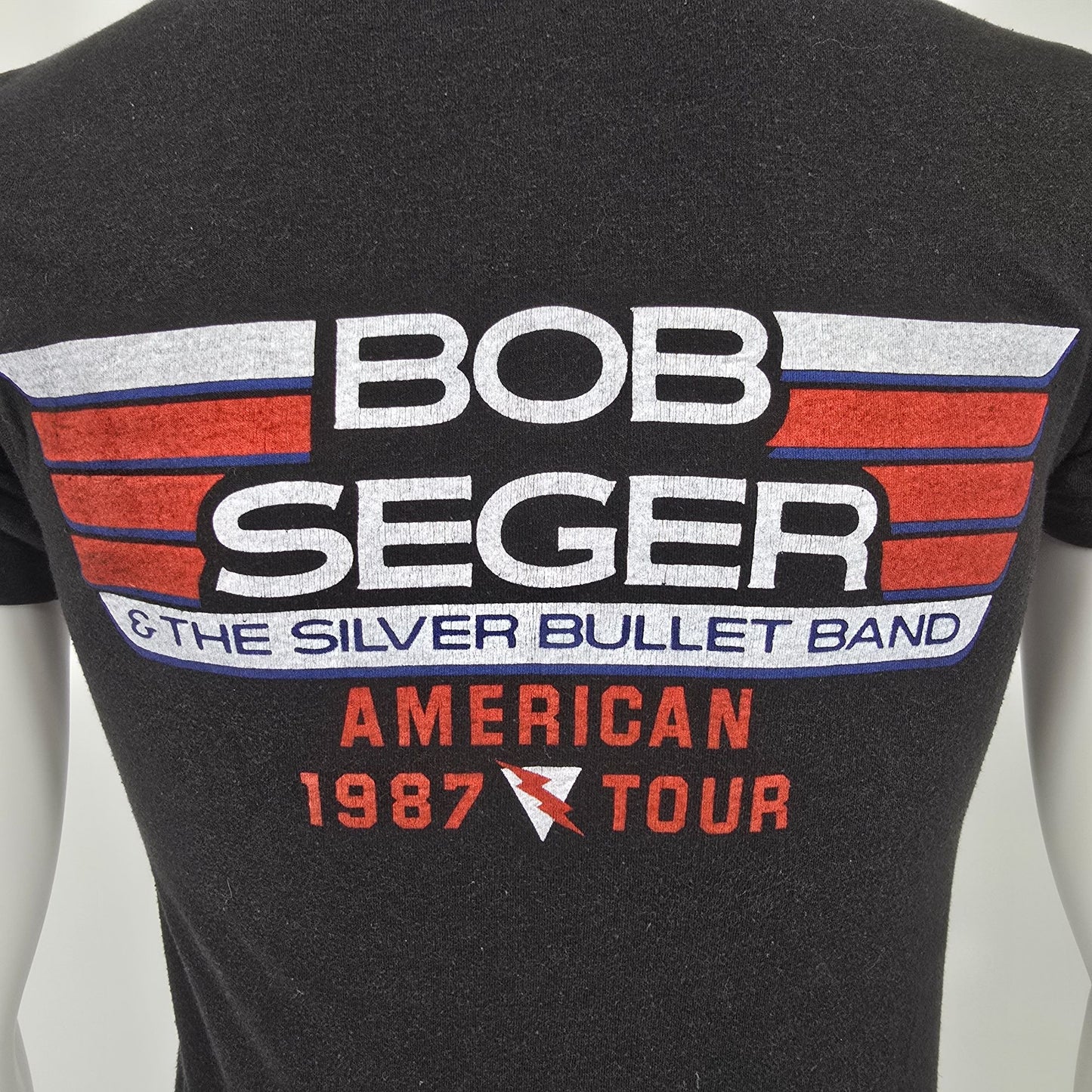 Vintage 1987 Bob Seger and the Silver Bullet Band American Tour T-Shirt (XS/S)