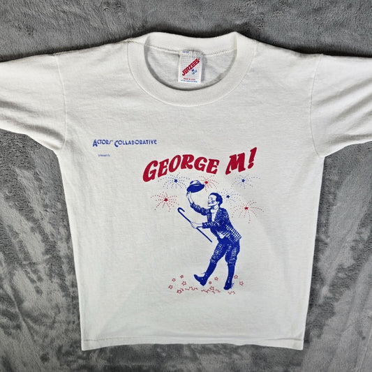 Vintage 1980s Actors' Collaborative Presents "George M!" T-Shirt (Youth M 10-12)